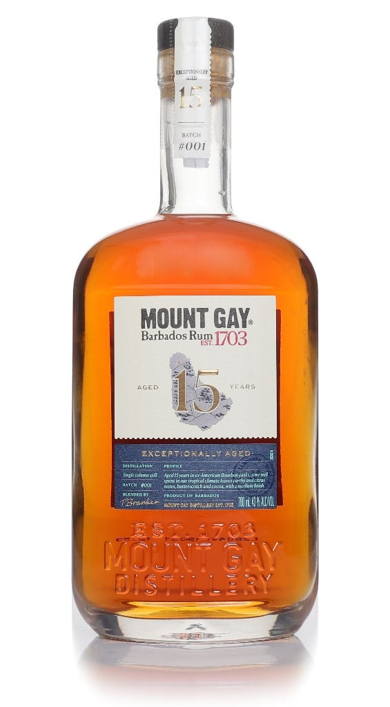 Mount Gay Exceptionally Aged 15 Year Old 70cl