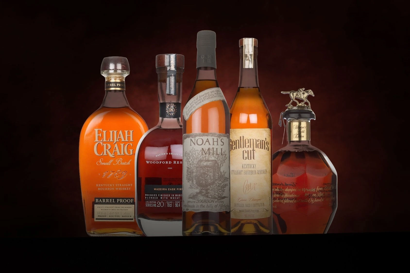*COMPETITION* Premium Bourbon Whiskey Collection (5) Ticket