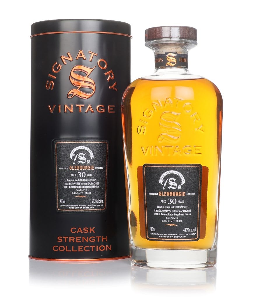 Glenburgie 30 Year Old 1995 (cask 212) - Cask Strength Collection (Signatory)