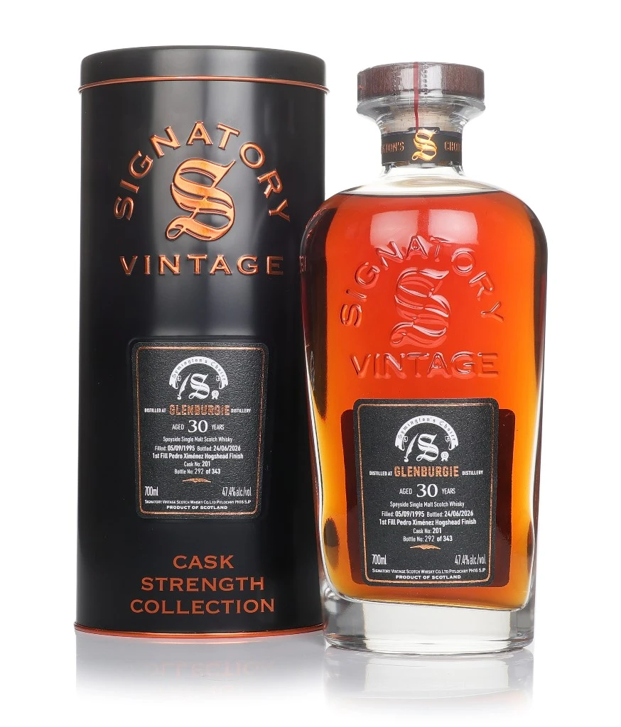 Glenburgie 30 Year Old 1995 (cask 201) - Cask Strength Collection (Signatory)