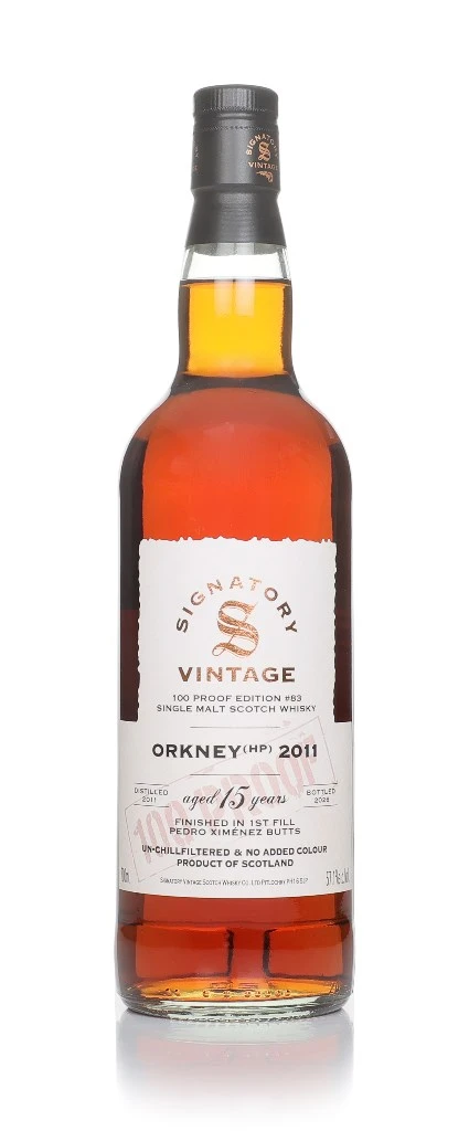 Orkney (HP) 15 Year Old 2011 - 100 Proof Edition #83 (Signatory)
