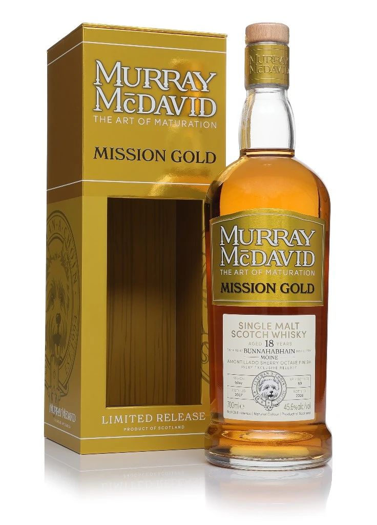 Bunnahabhain Mòine 18 Year Old 2007 - Mission Gold (Murray McDavid)