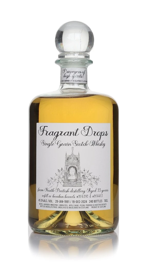 North British 33 Year Old 1991 Bourbon Barrels (casks 204393 & 204403) - Fragrant Drops (Keeble Cask Company)