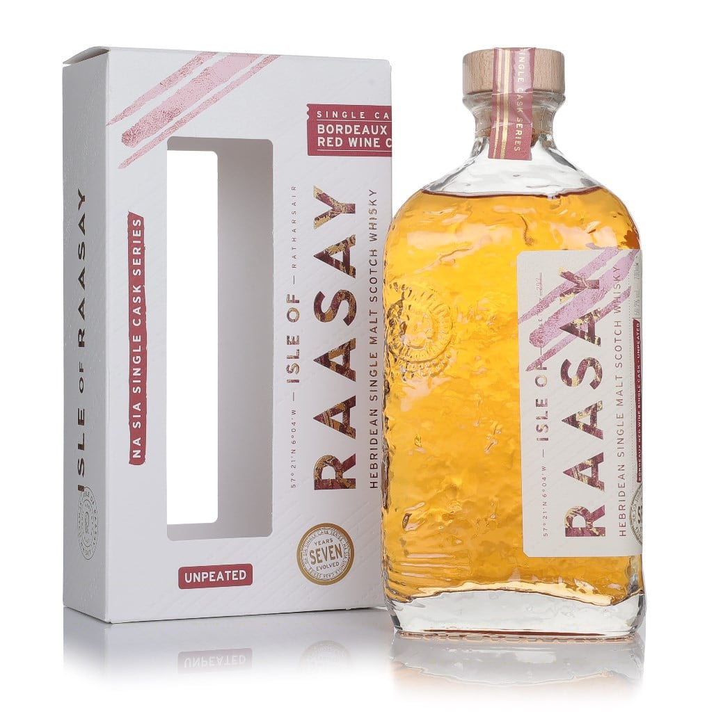 Isle of Raasay 7 Year Old (cask 19/479) Bordeaux Red Wine Unpeated - Na Sia Single Cask Series