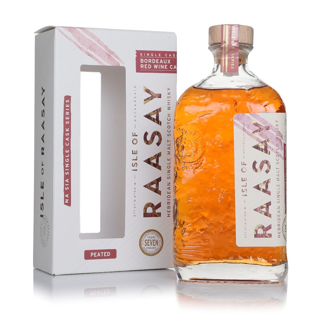 Isle of Raasay 7 Year Old (cask 18/765) Bordeaux Red Wine Peated - Na Sia Single Cask Series