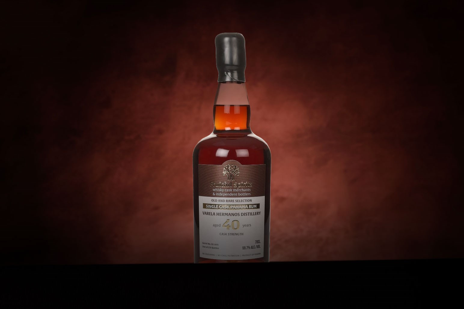 *COMPETITION* Varela Hermanos 40 Year Old (cask 82-009) - Old and Rare Selection (Fruitful Spirits) Rum Ticket
