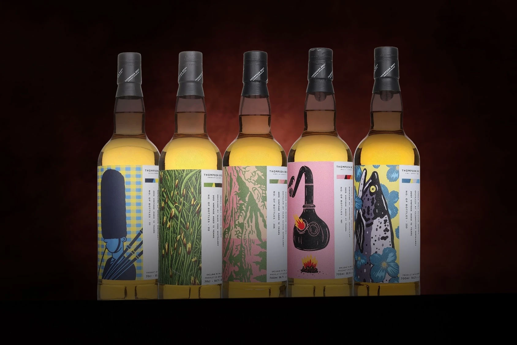 *COMPETITION* Thompson Bros. Whisky Collection (5) Ticket