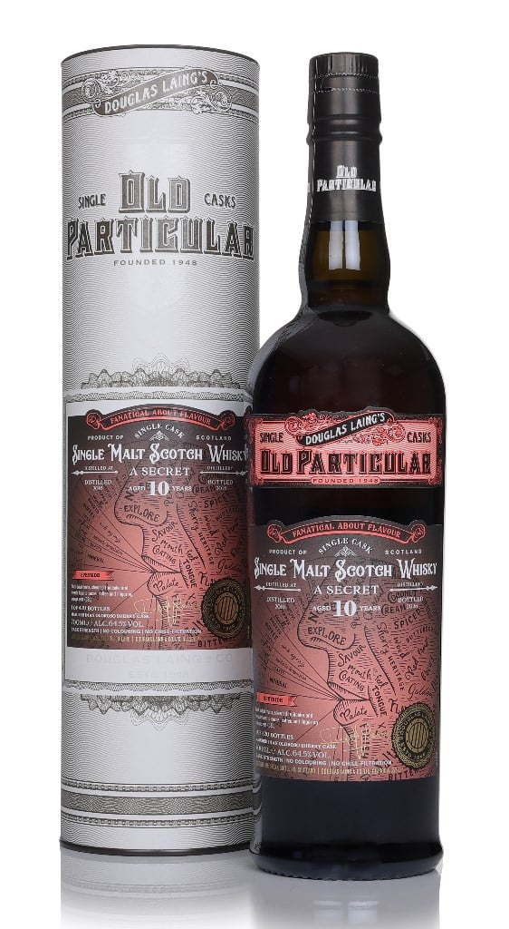 Secret Speyside Sherry Finish 10 Year Old 2016 Fanatical About Flavour - Old Particular (Douglas Laing)