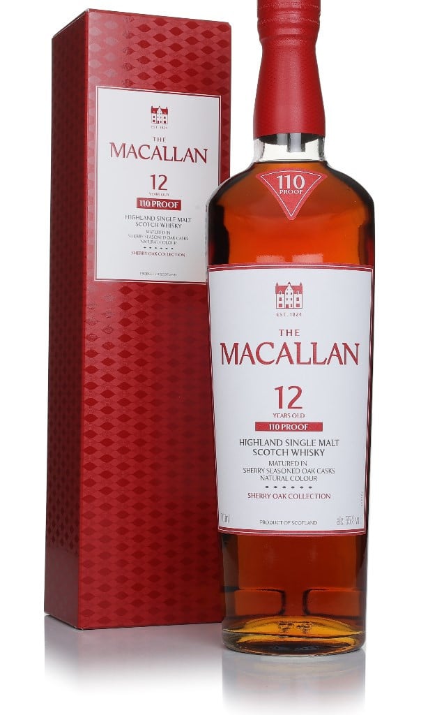 The Macallan Sherry Oak 12 Year Old 110 Proof