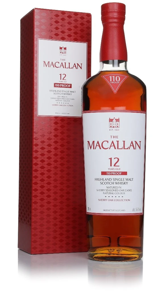 The Macallan Sherry Oak 12 Year Old 110 Proof