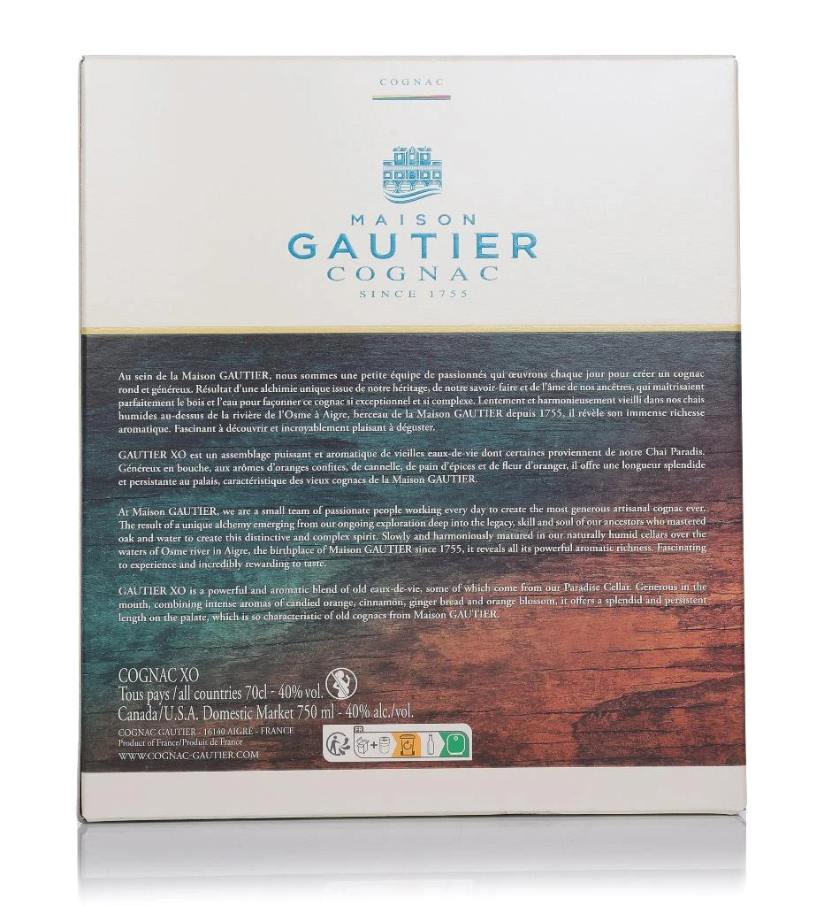 Gautier XO Gold & Blue Cognac 3cl - image 2