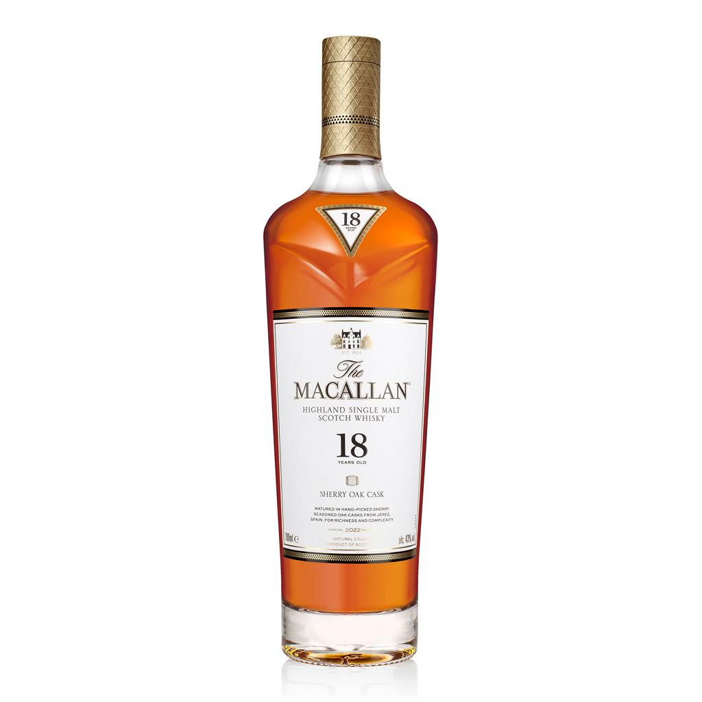 The Macallan 18 Year Old Sherry Oak (2022 Release) 70cl Whisky