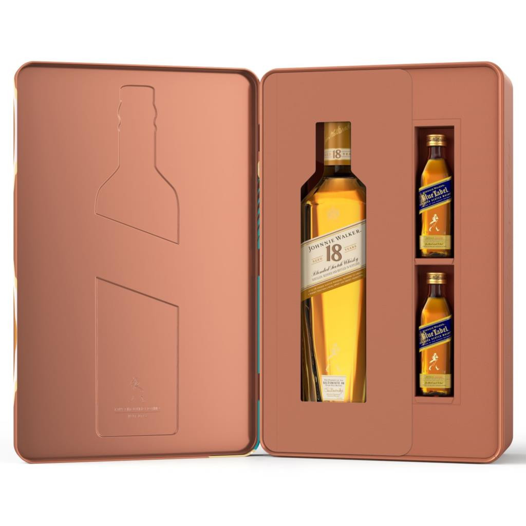 Johnnie Walker Old Scotch Whisky セット Johnnie Walker 18 Year Old Gift Pack 80cl Whisky | Master Of Malt