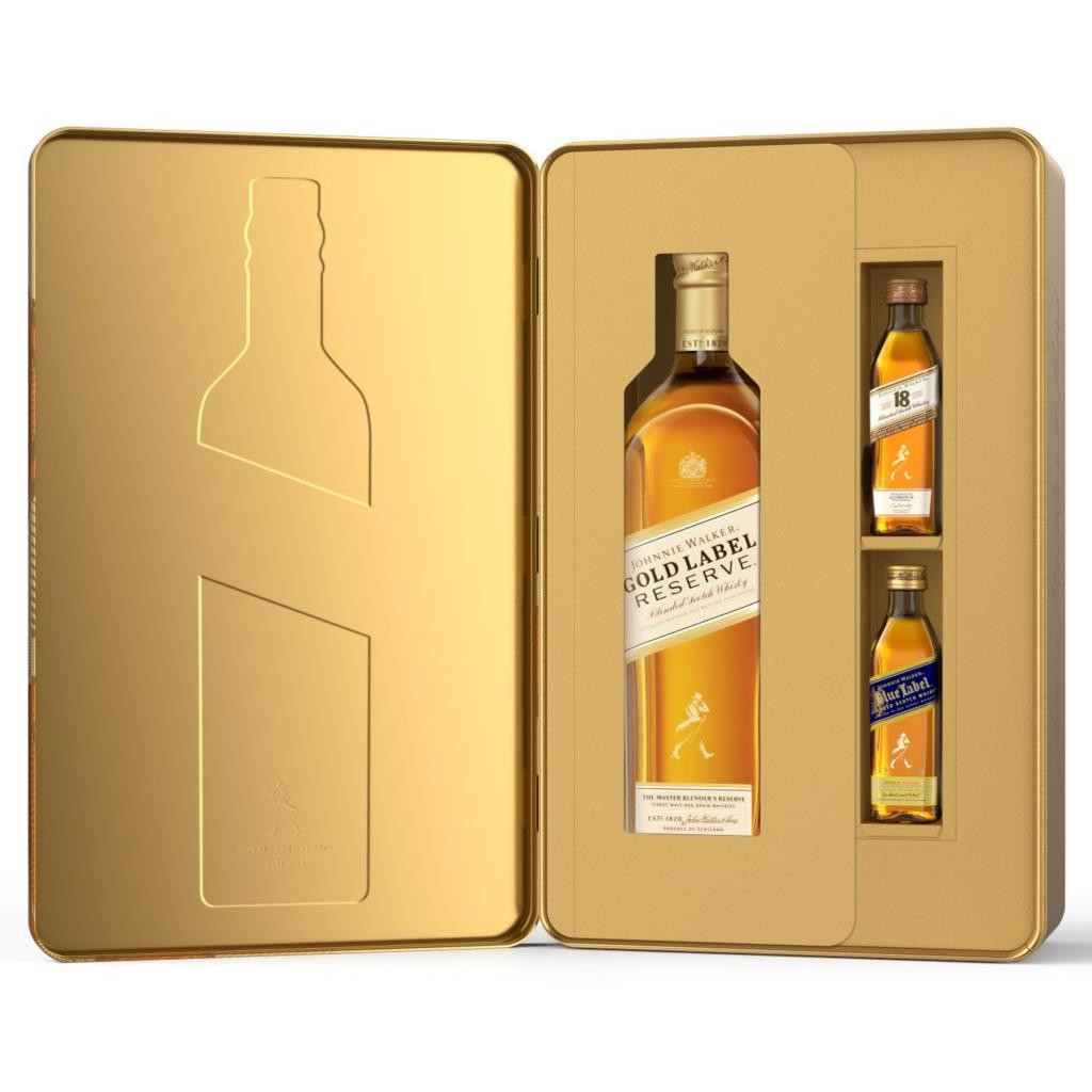 Johnnie Walker Gold Label Reserve Gift Pack 80cl Whisky | Master
