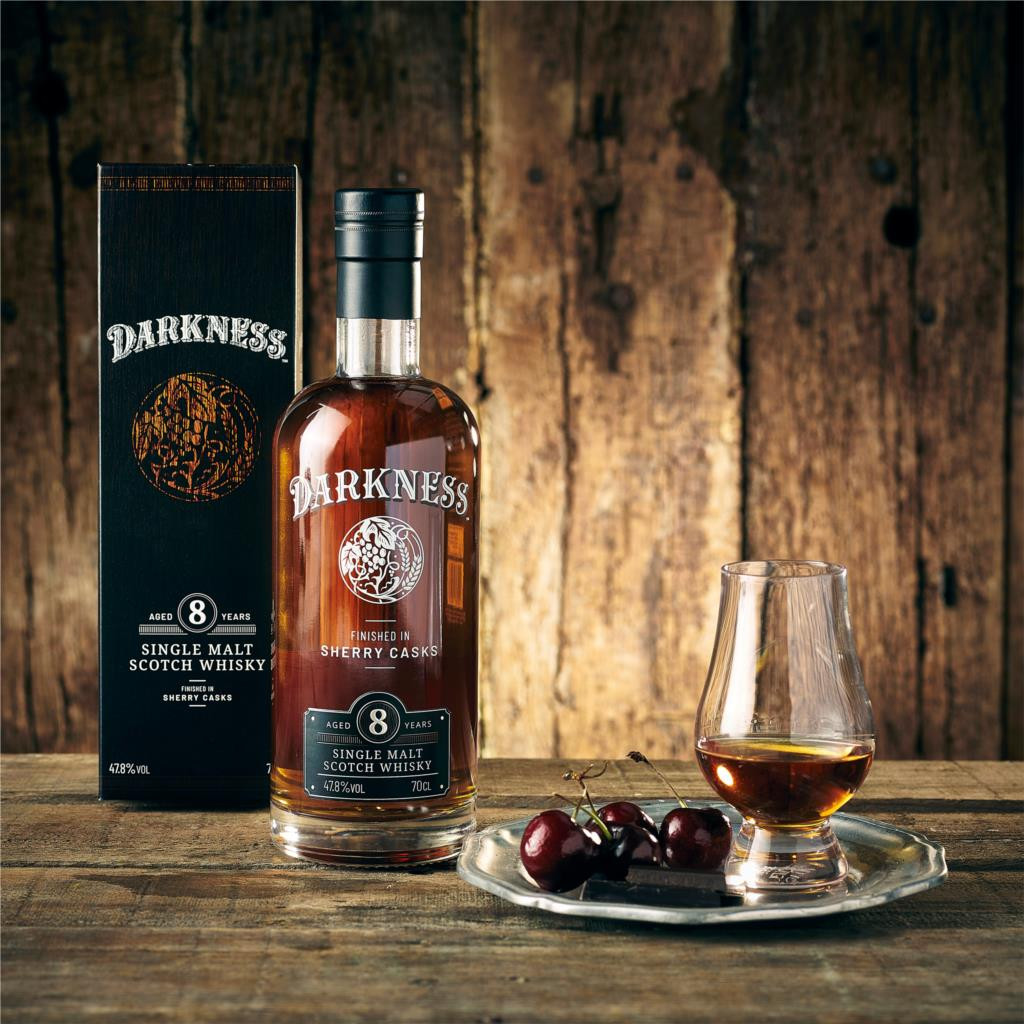 生活雑貨 AFTER DARK Fine Grain Whisky 42.8% 750ml Darkness 8 Year Old 70cl Whisky | Master Of Malt
