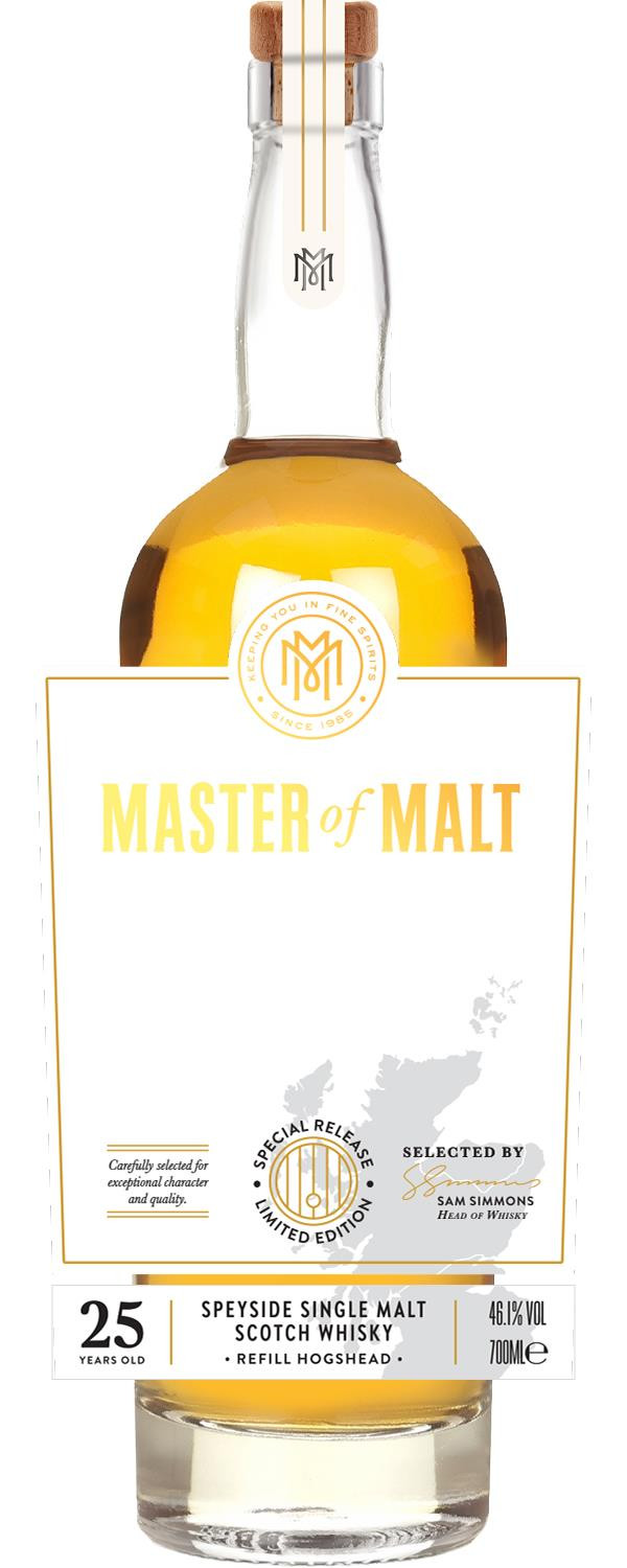 Speyside 25 Year Old - Personalised Label (Master of Malt)