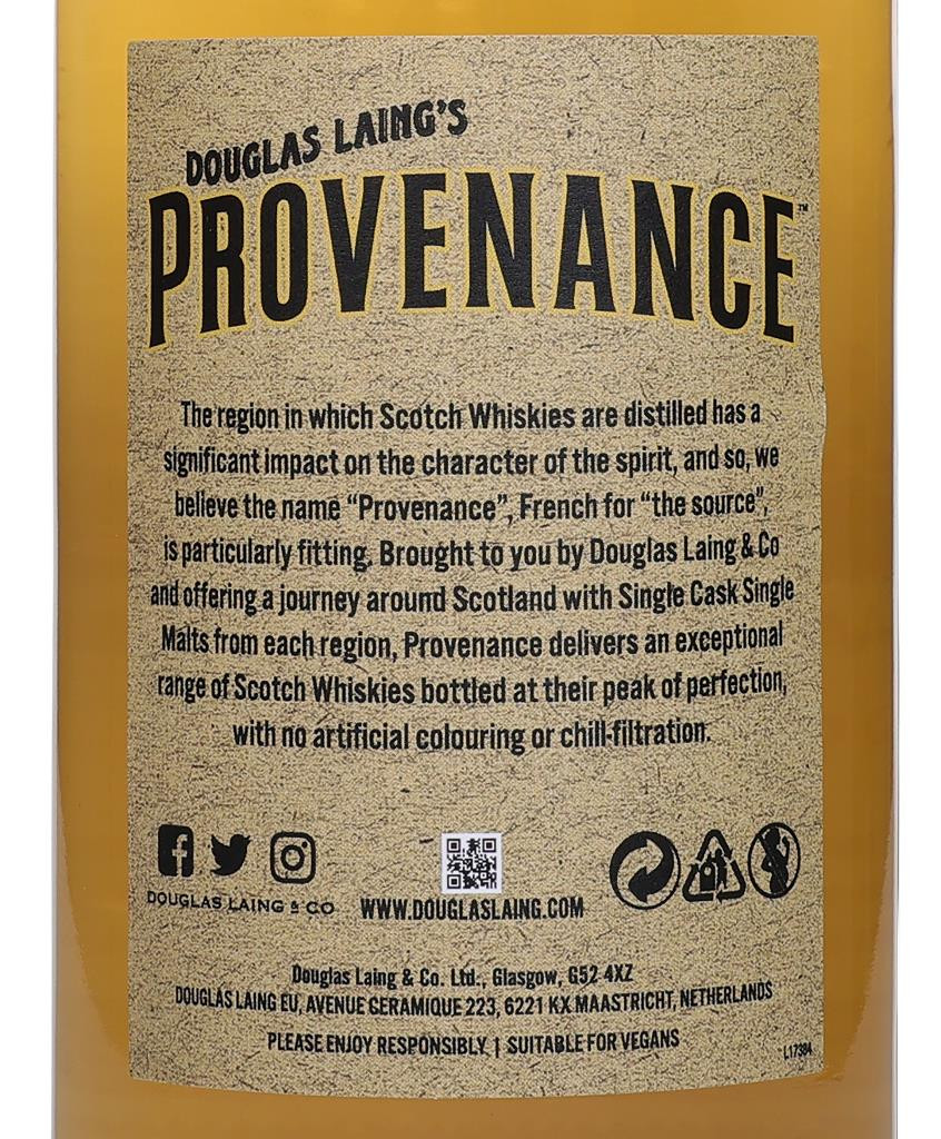 Glenkinchie 8 Year Old 2018 - Provenance (Douglas Laing) 70cl