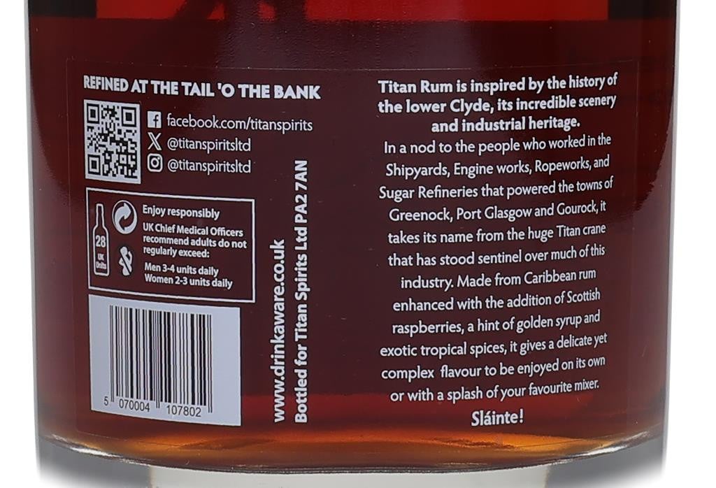Titan Spiced Rum 70cl - image 2