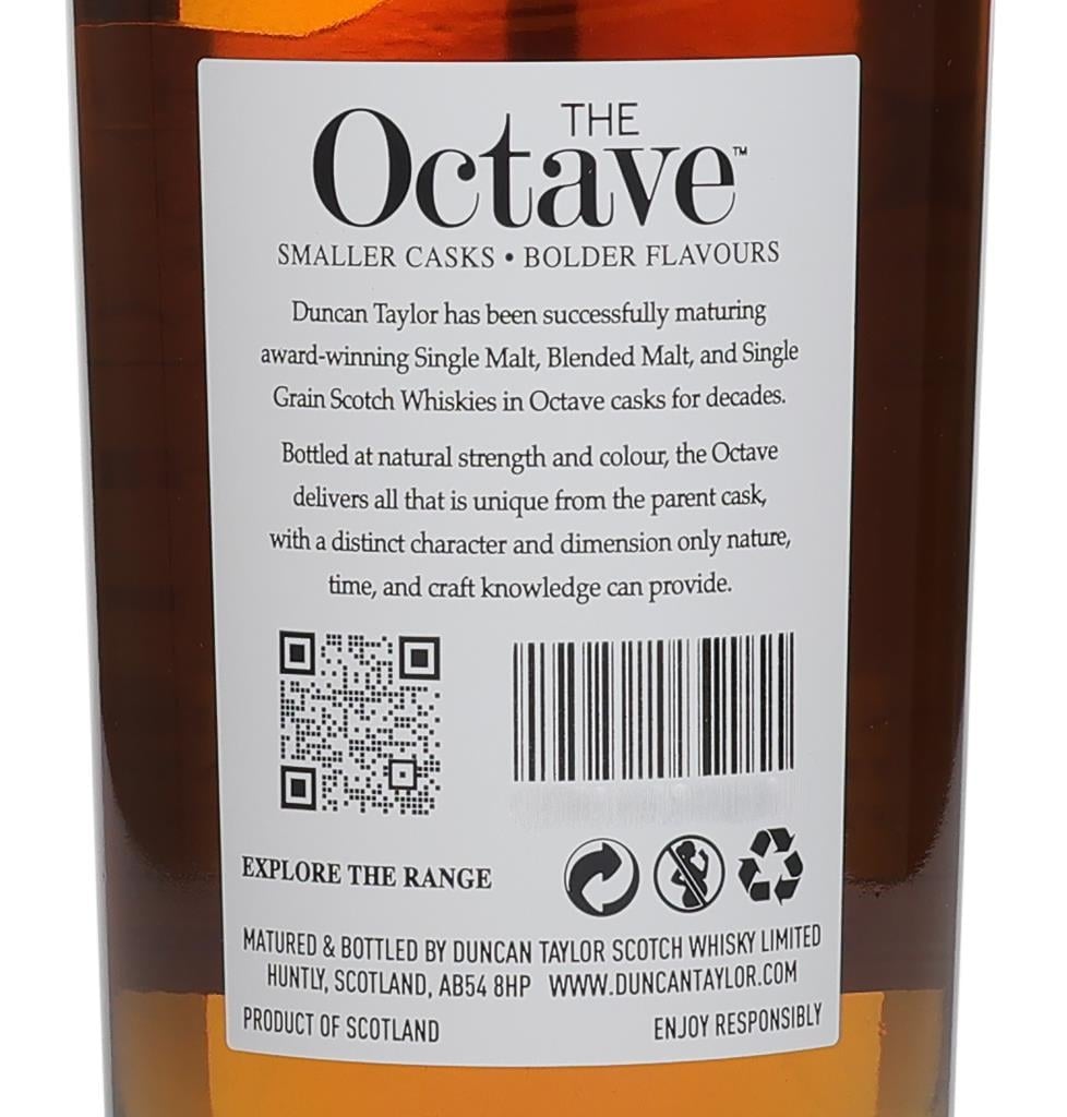 Auchentoshan 13 Year Old 2011 Palo Cortado Finish - The Octave (Duncan Taylor) 70cl Whisky - image 2
