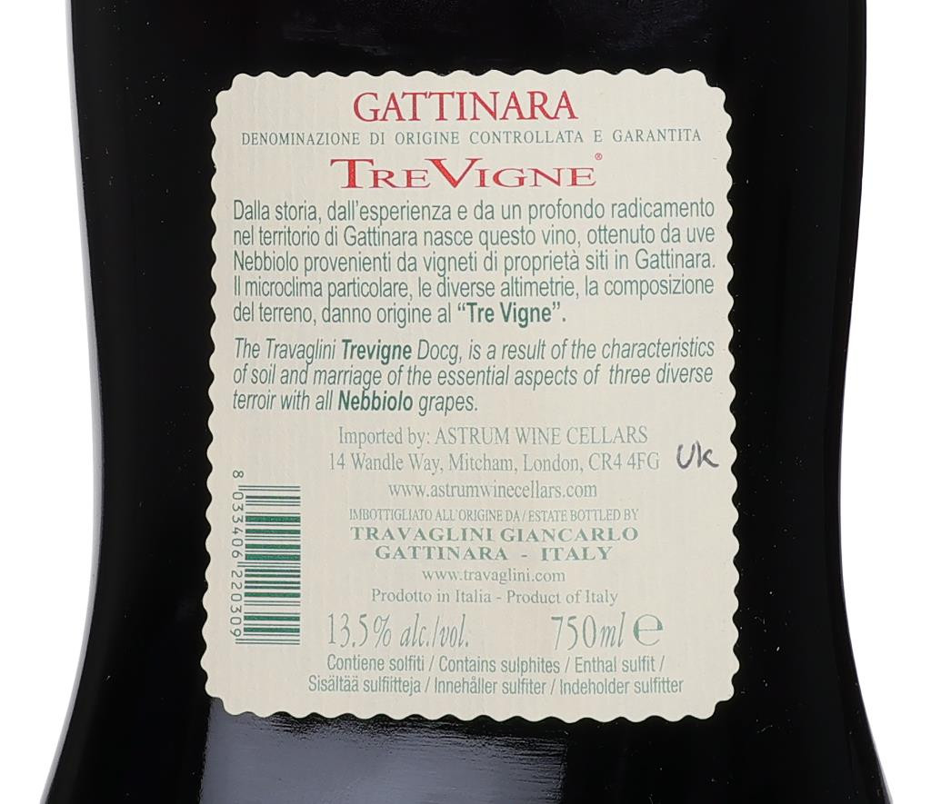 Travaglini Gattinara TreVigne 2022 75cl - image 2