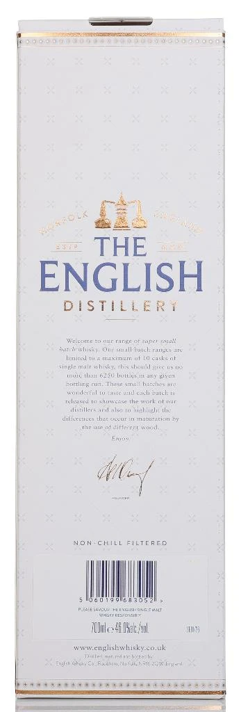 The English Small Batch - 2026 Rum Cask Matured 70cl Whisky - image 3