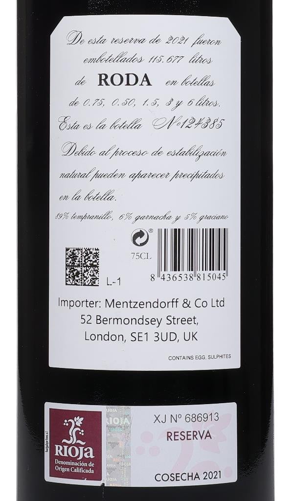 Roda Reserva Rioja 2021 75cl - image 2
