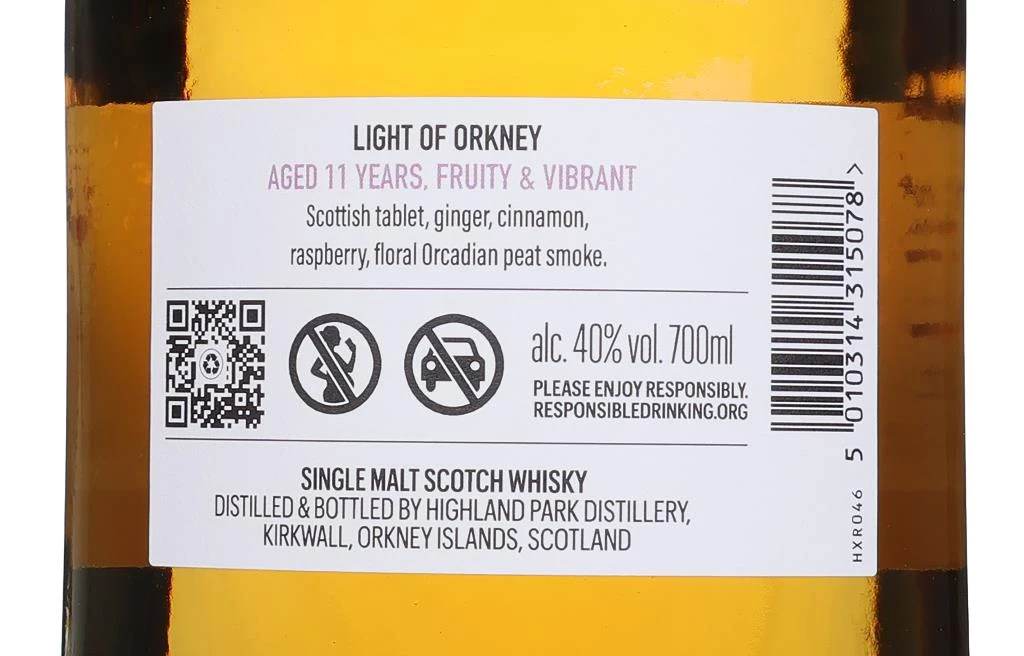 Highland Park 11 Year Old - Light Of Orkney 70cl Whisky - image 2