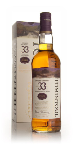 TOMINTOUL 33年 シングルモルトウイスキー Tomintoul 33 Year Old 70cl Whisky | Master Of Malt