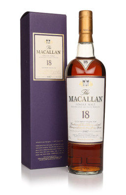 The Macallan 18 Year Old 1987 Sherry Oak 70cl Whisky | Master Of Malt