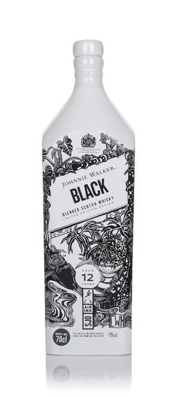 Johnnie Walker Black Label 12 Year Old - Air Ink San José Edition