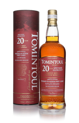 Tomintoul 20 Year Old - Kedem Port Casks Finish 70cl Whisky