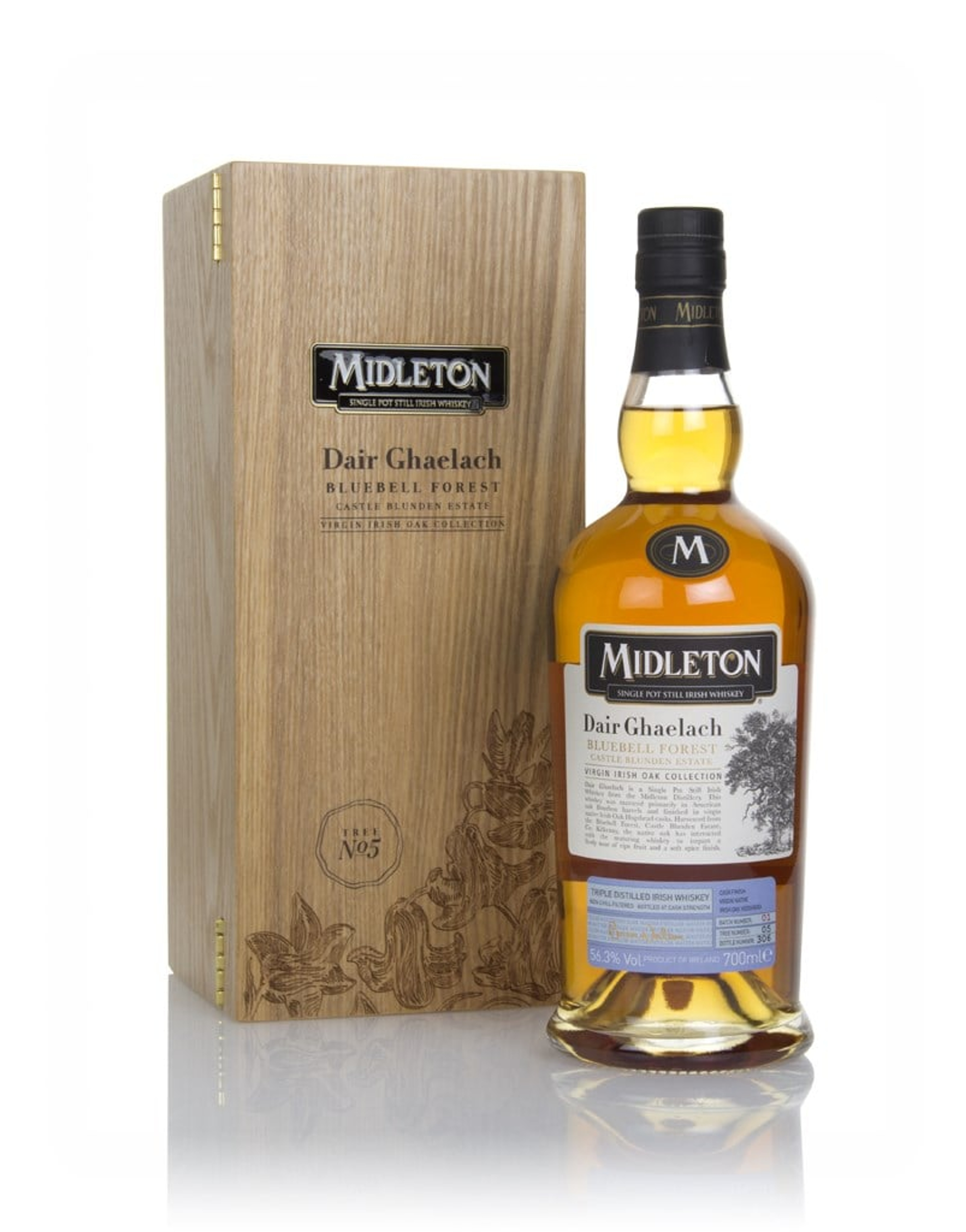 Midleton Dair Ghaelach - Bluebell Forest Tree 5 (Virgin Irish Oak Collection) 70cl