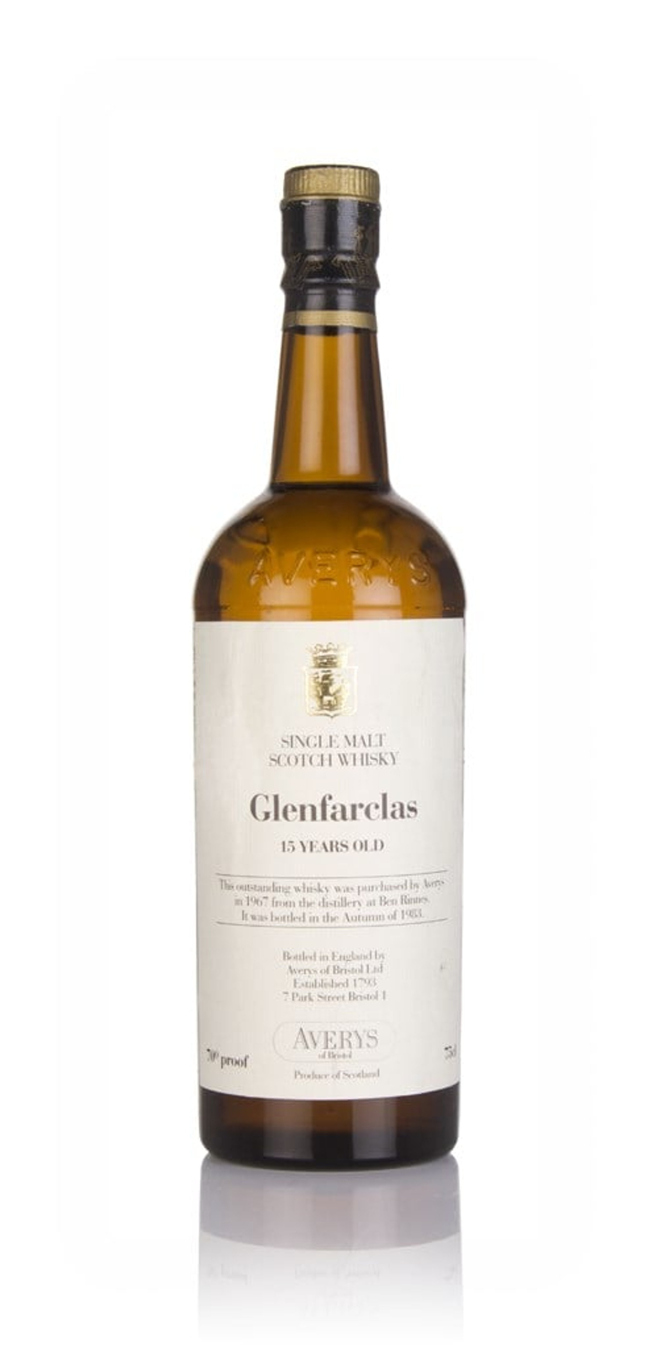 Glenfarclas 15 Year Old 1967 - Averys of Bristol 75cl