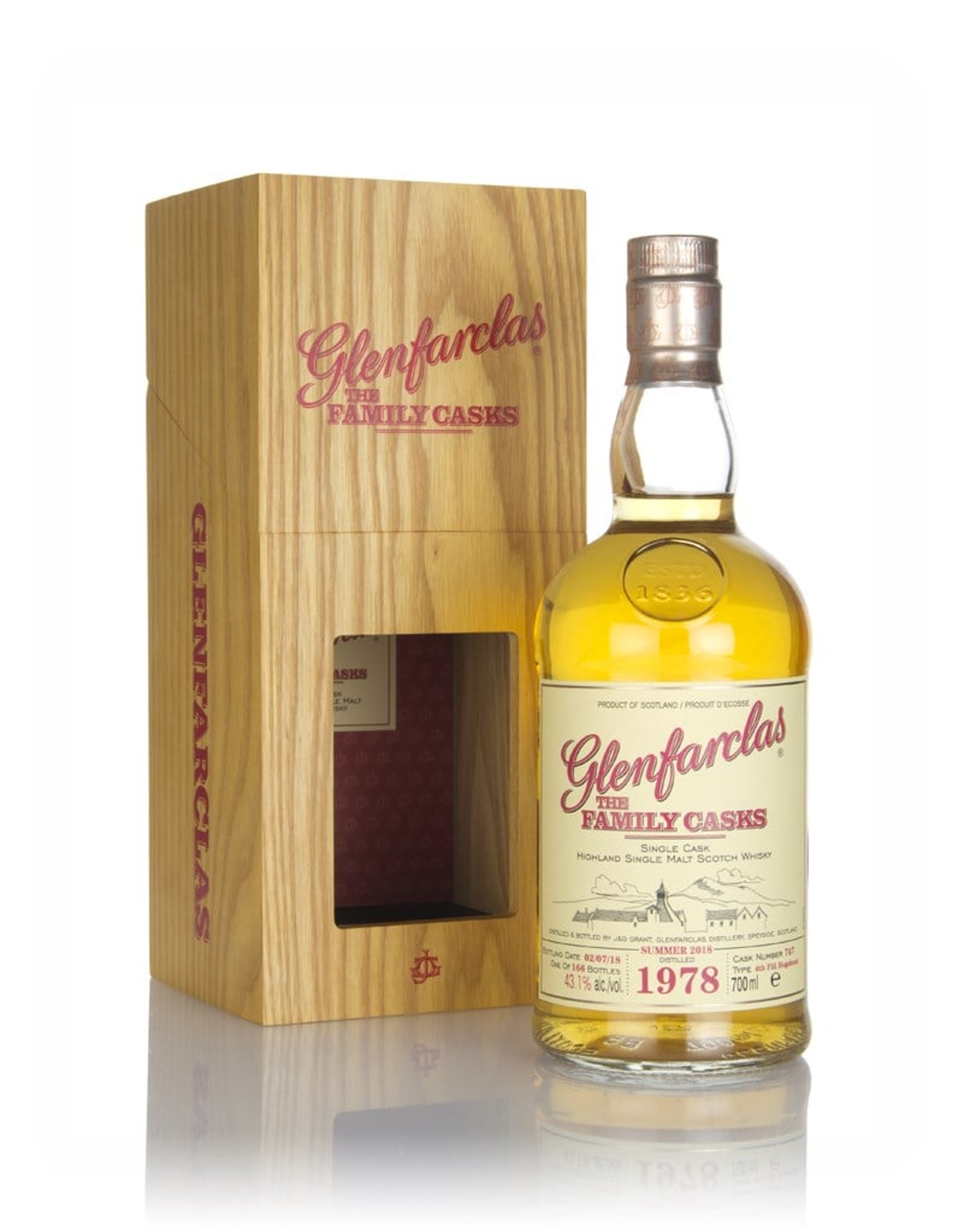 Glenfarclas 1978 (cask 747) Family Cask Summer 2018 Release 70cl