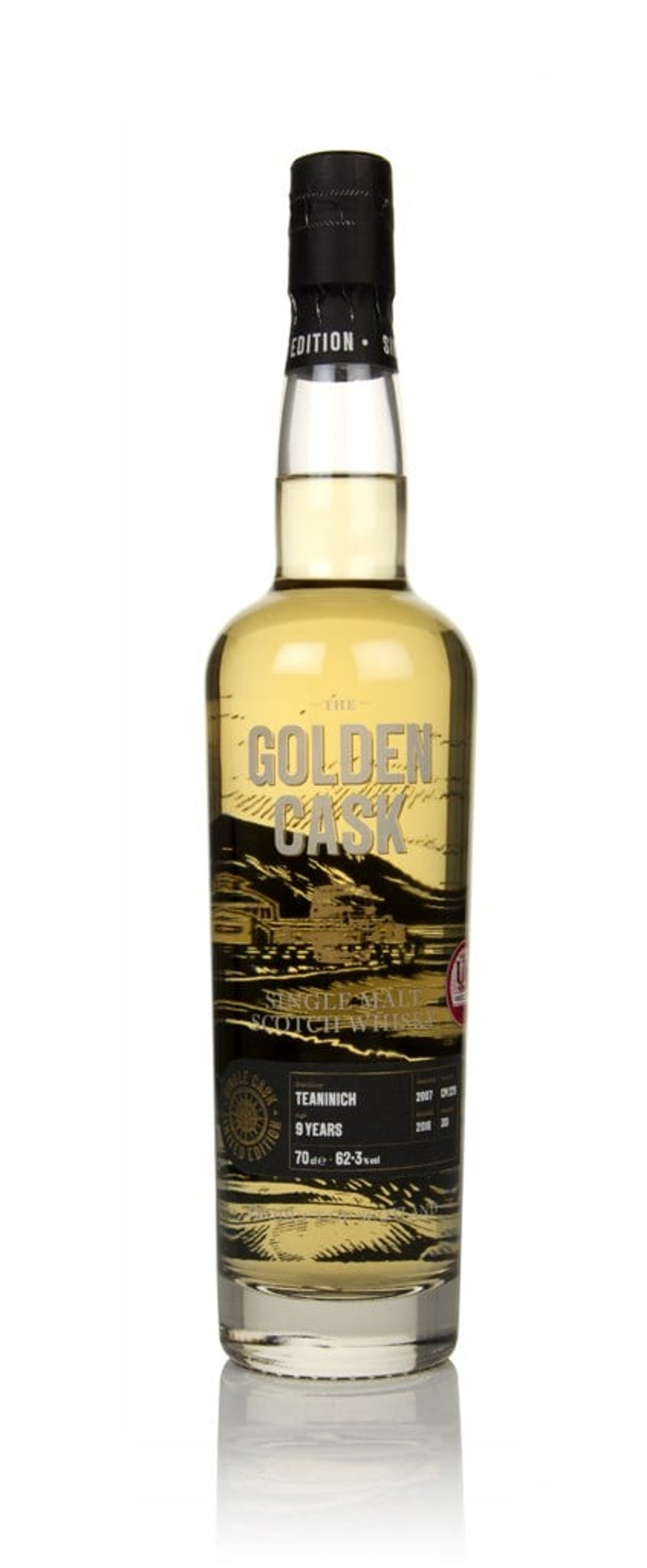 Teaninich 9 Year Old 2007 (cask CM229) - The Golden Cask (House of Macduff) 70cl