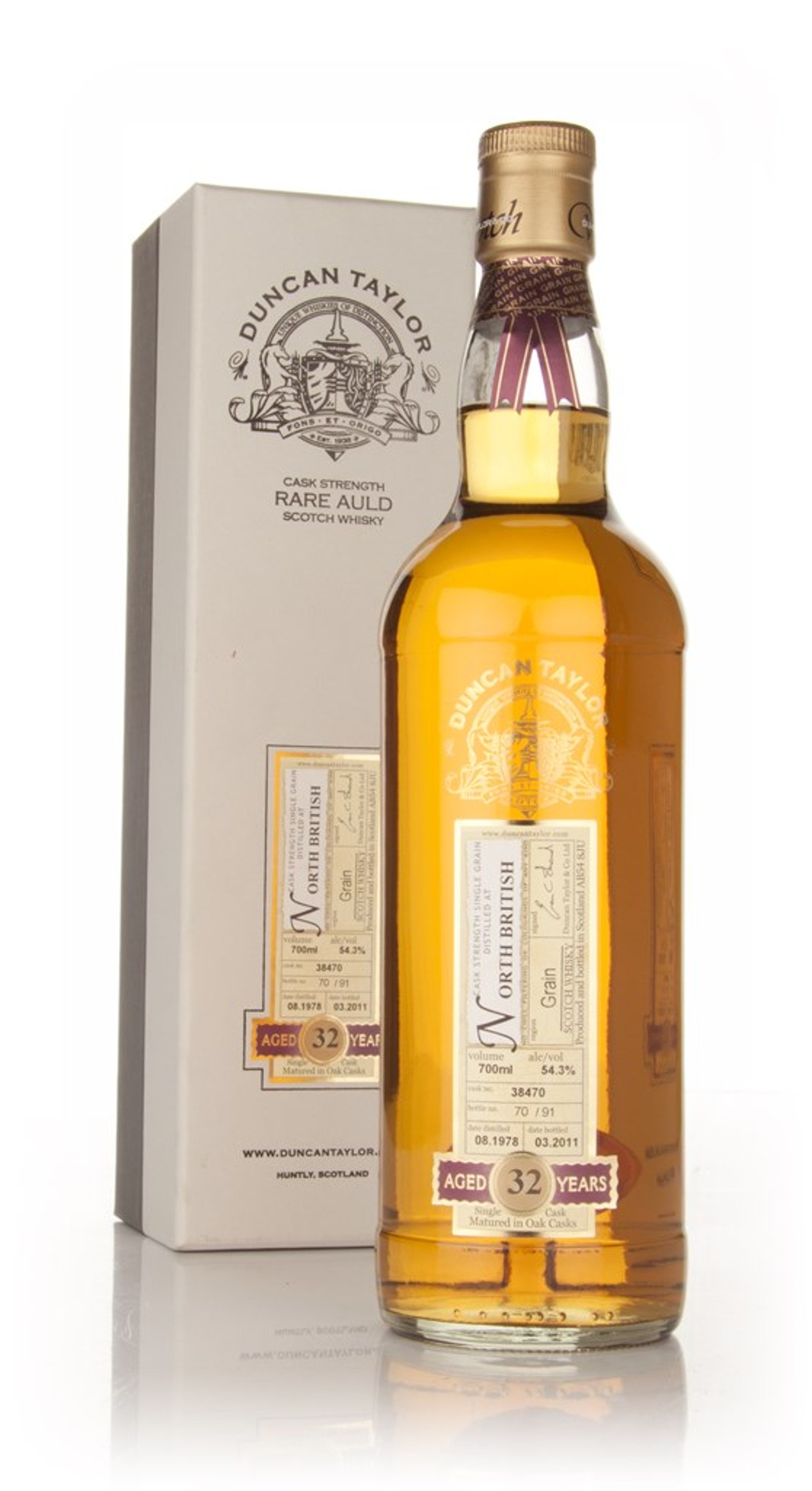 North British 32 Year Old 1978 - Rare Auld (Duncan Taylor) 70cl