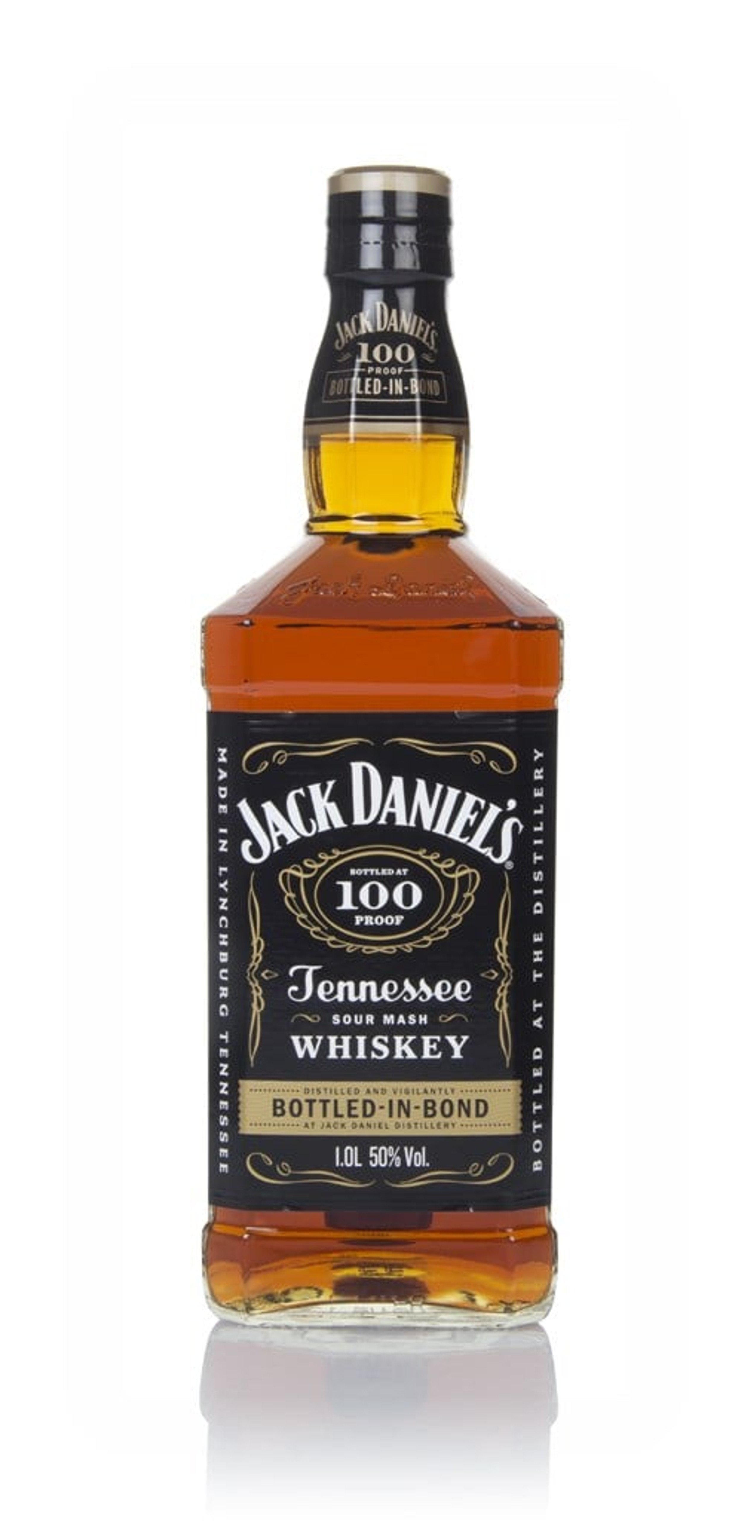 Jack Daniel's 100 Proof Bottled-in-Bond Tennessee Whiskey 100cl