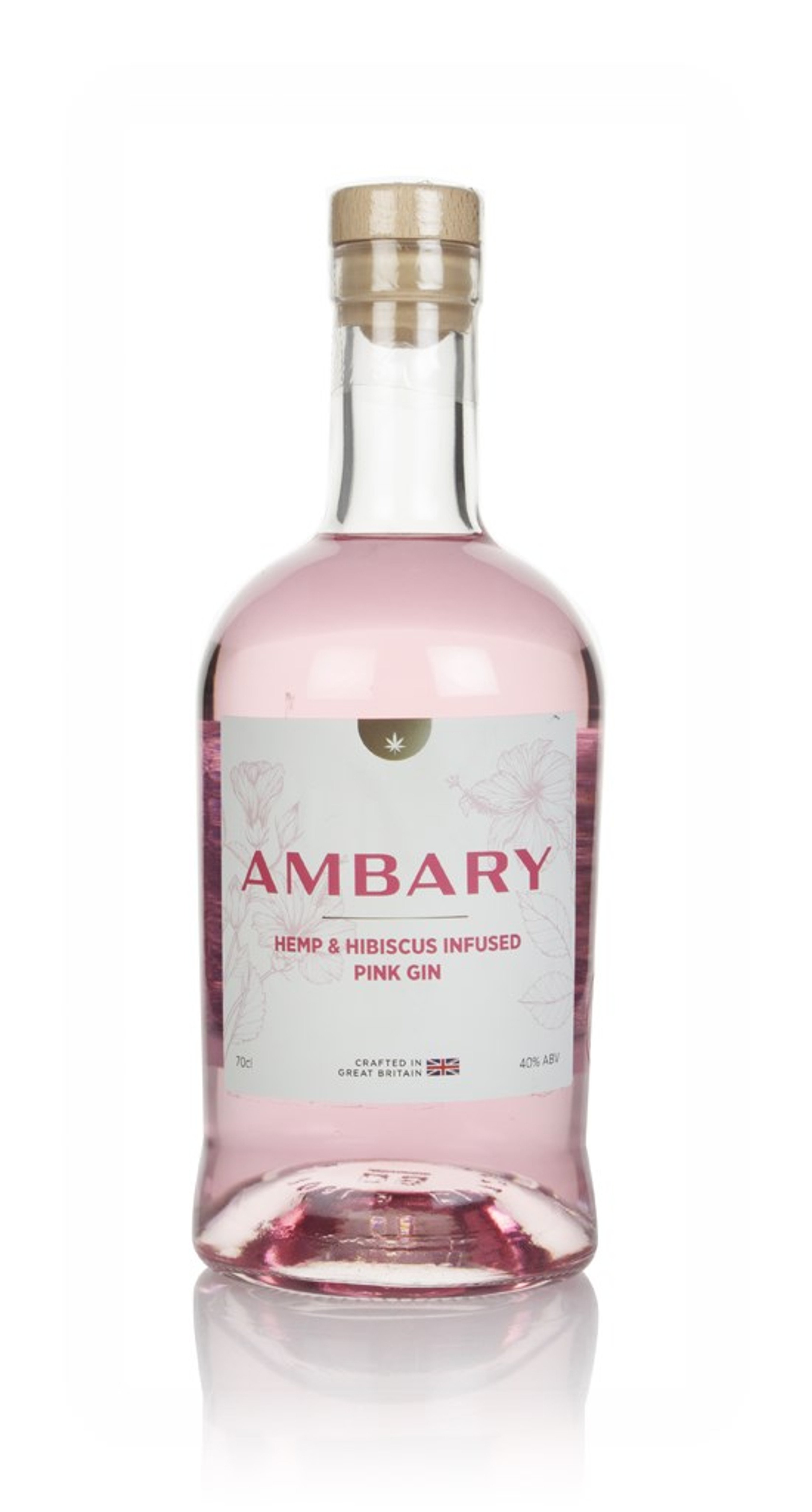 Ambary Hemp & Hibiscus Pink Gin 70cl