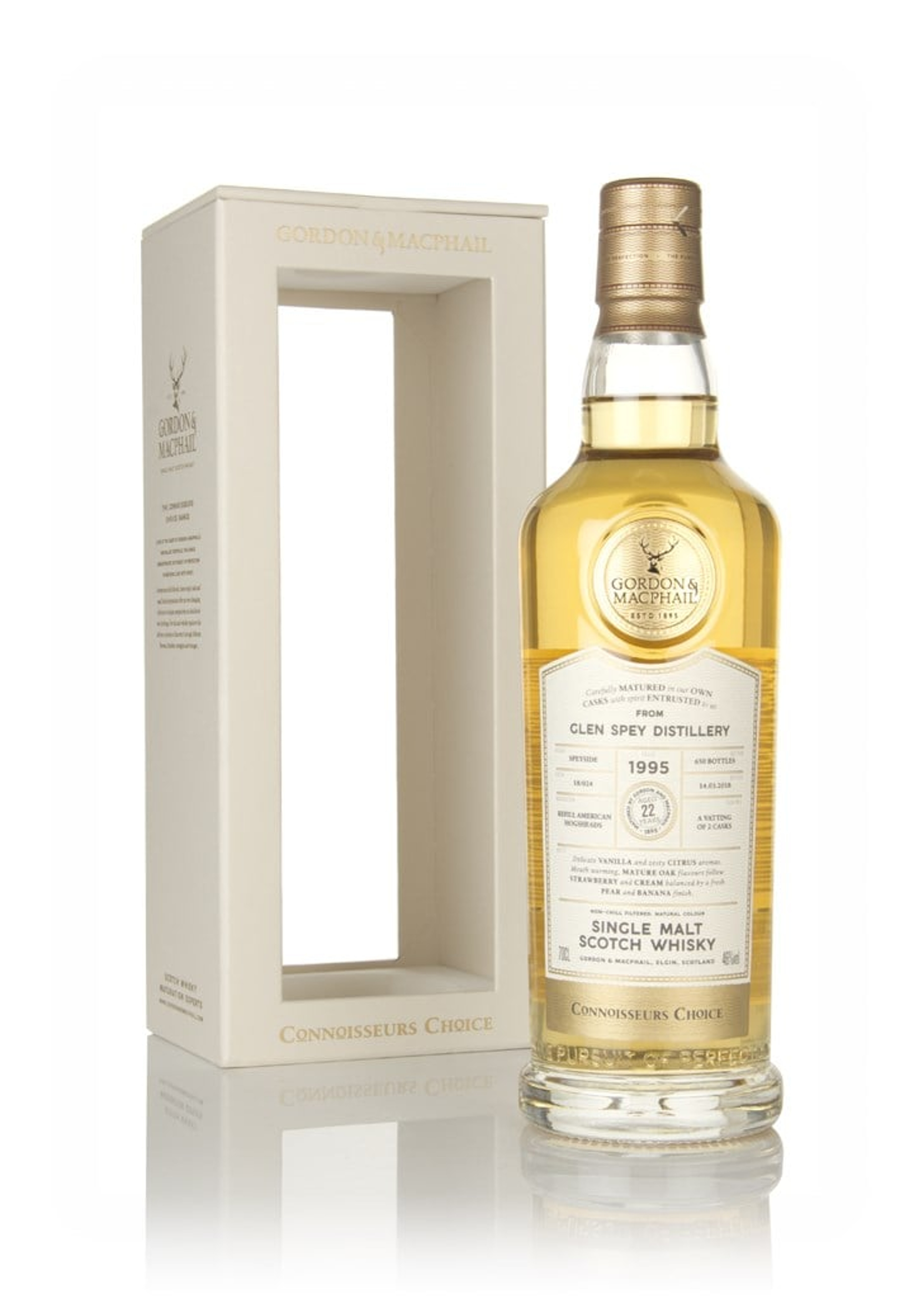Glen Spey 22 Year Old 1995 (batch 18/024) - Connoisseurs Choice (Gordon & MacPhail) 70cl