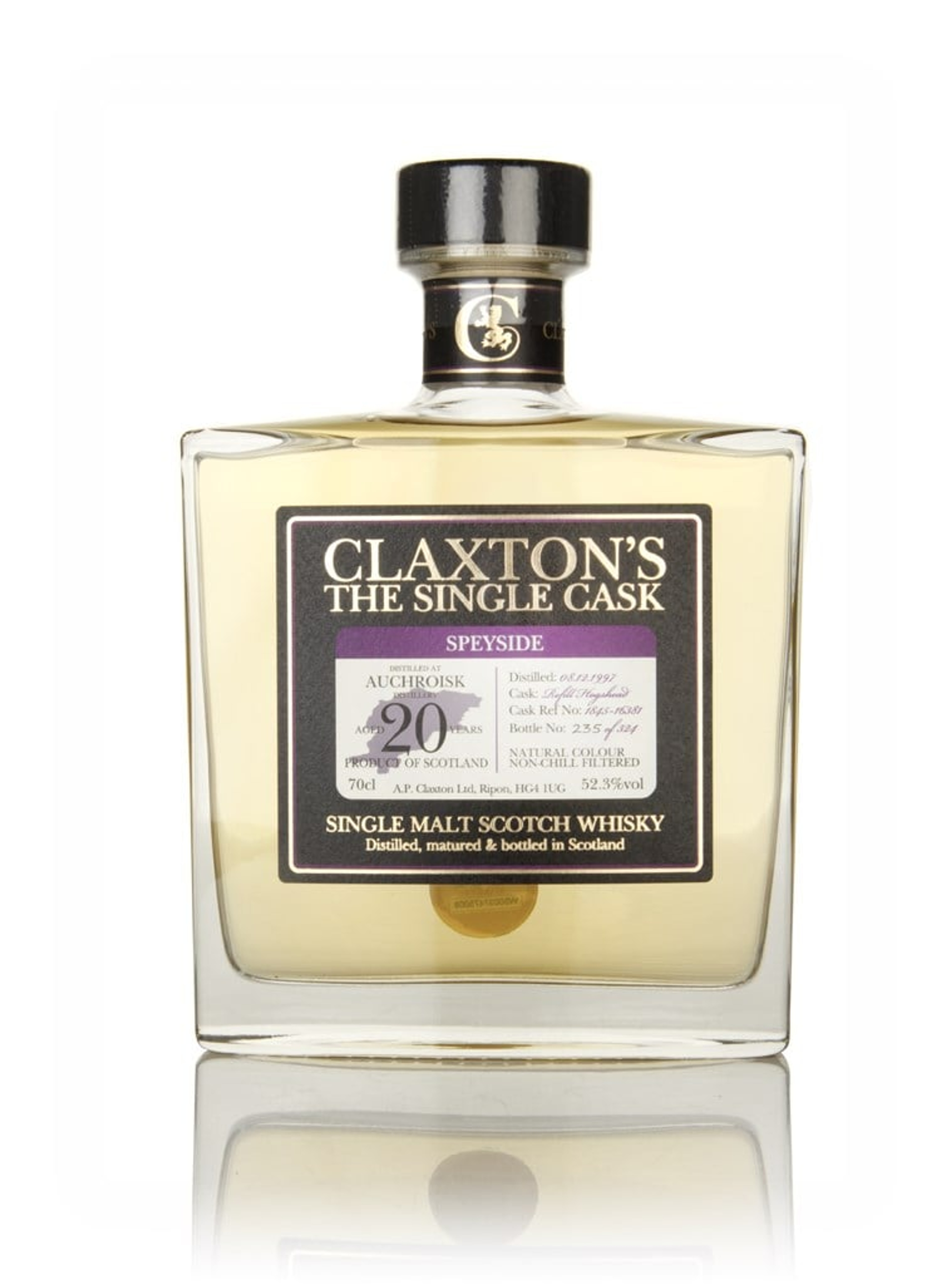 Auchroisk 20 Year Old 1997 (cask 1843-16381) - Claxton's 70cl