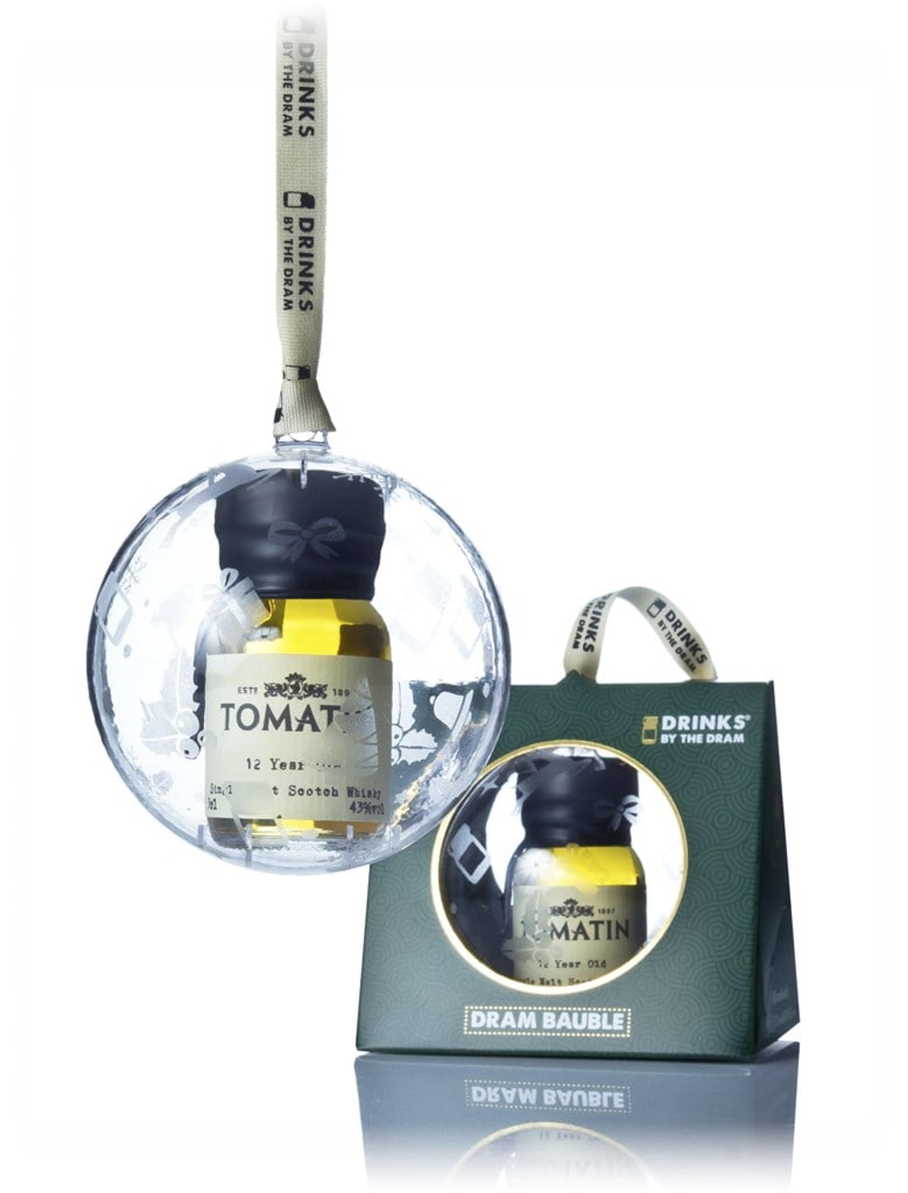 Drinks by the Dram Single Bauble - Tomatin 12 Year Old 3cl