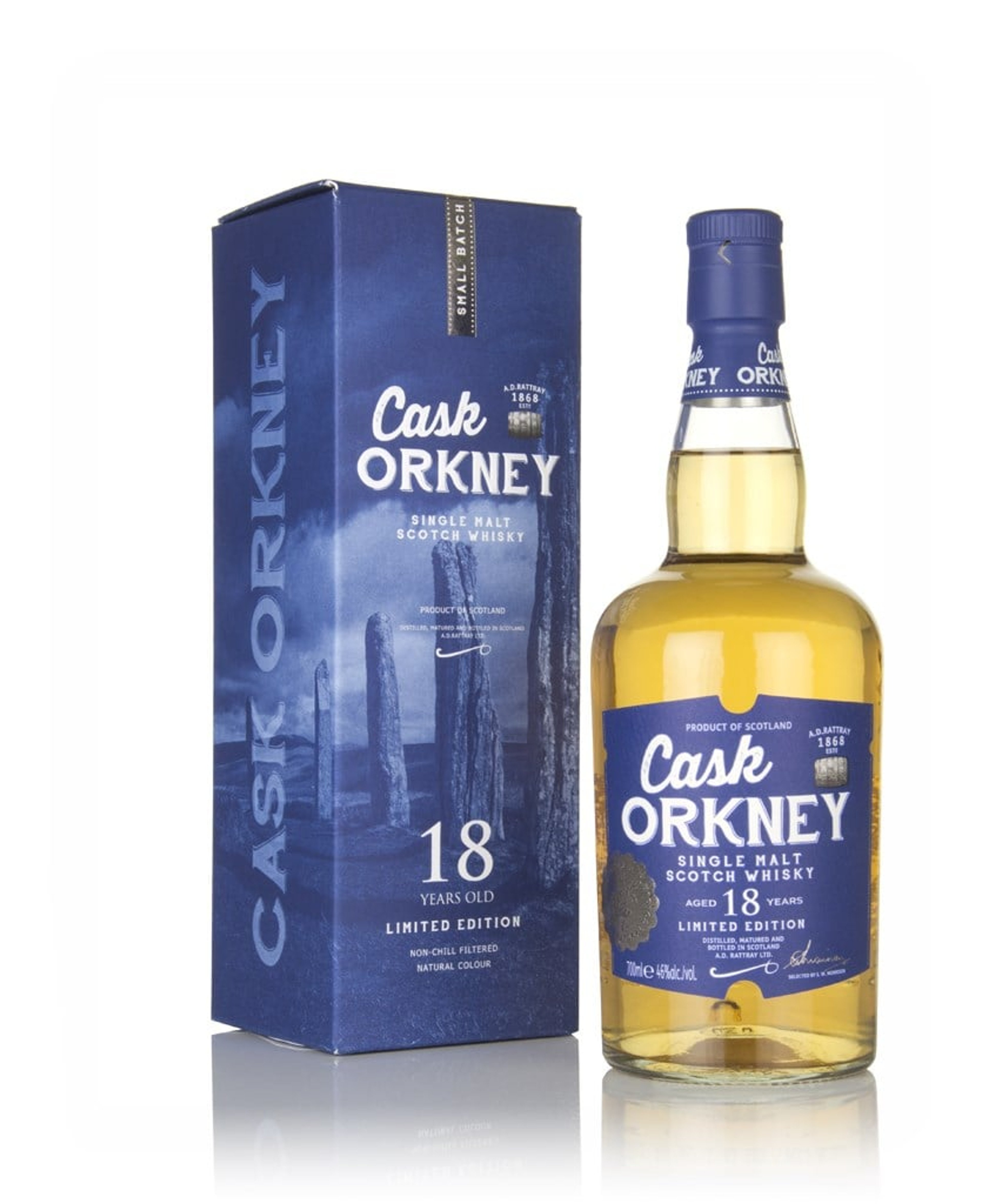 Cask Orkney 18 Year Old (A.D. Rattray) 70cl