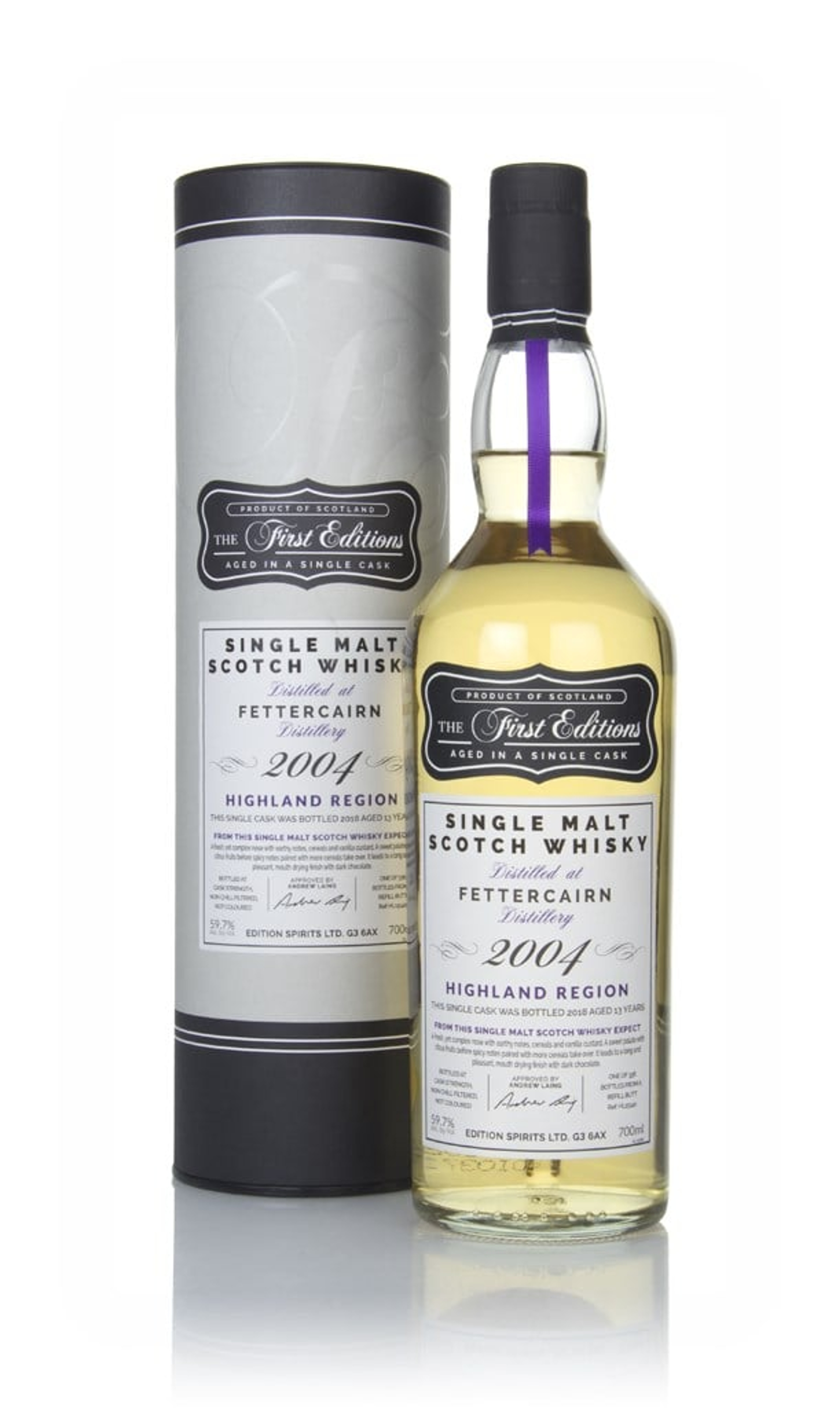 Fettercairn 13 Year Old 2004 (cask 15140) - The First Editions (Hunter Laing) 70cl