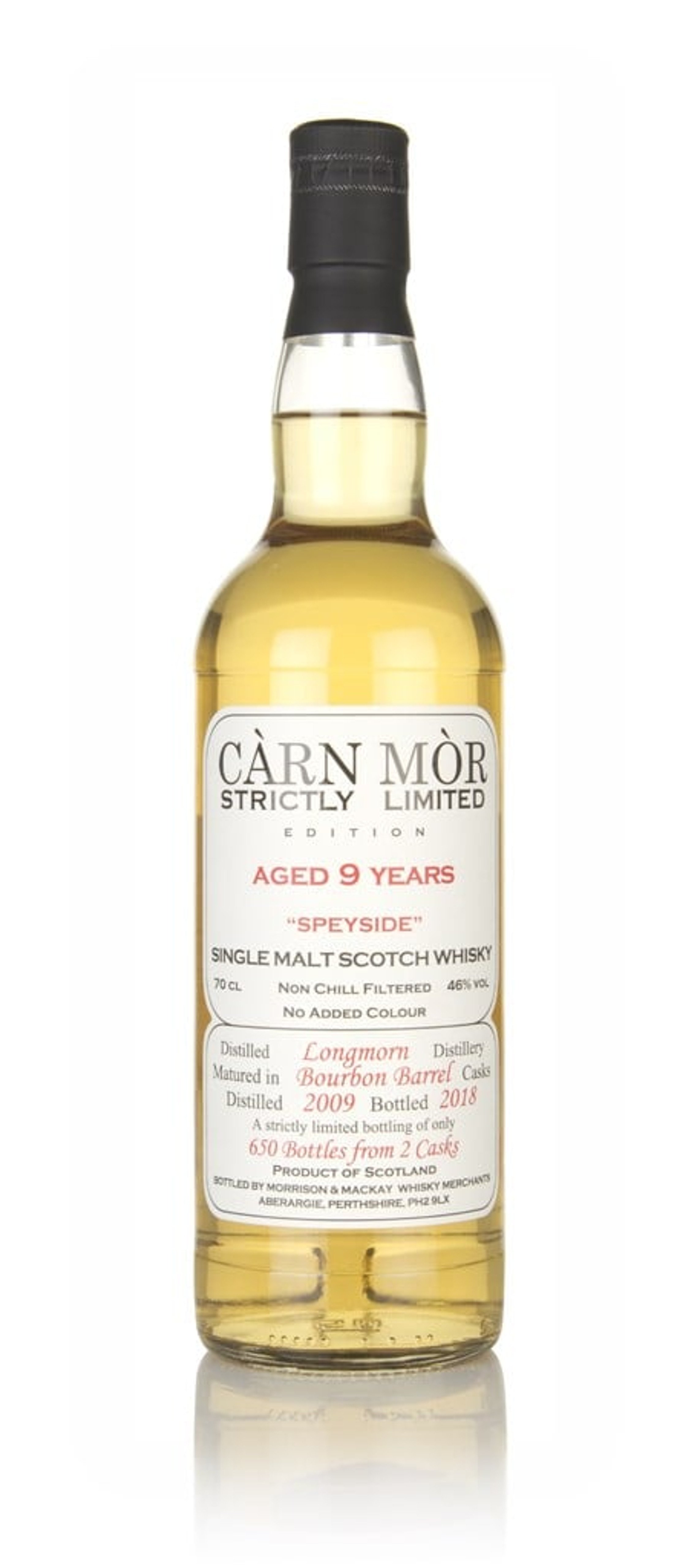 Longmorn 9 Year Old 2009 - Strictly Limited (Càrn Mòr) 70cl