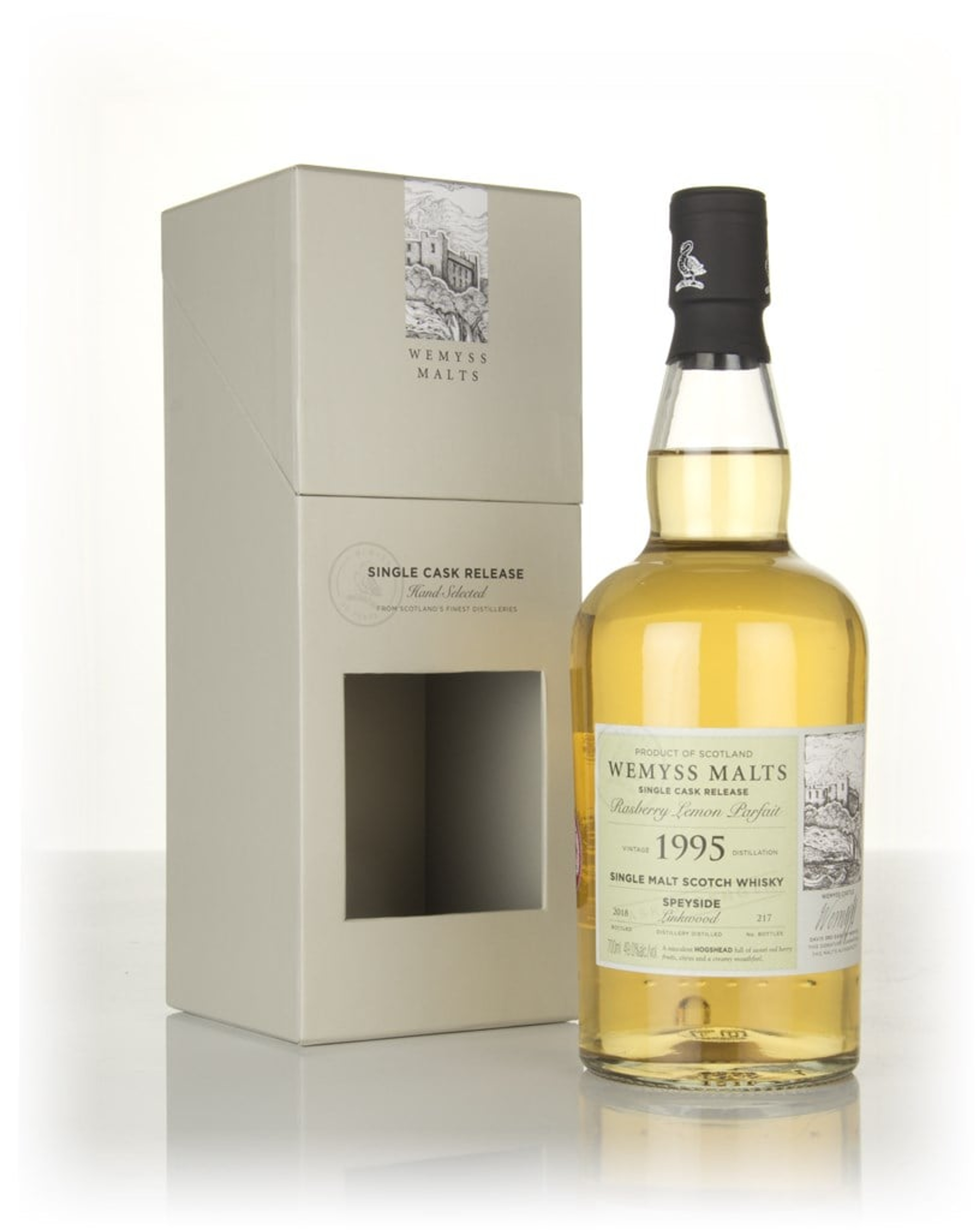 Rasberry Lemon Parfait 1995 (bottled 2018) - Wemyss Malts (Linkwood) 70cl