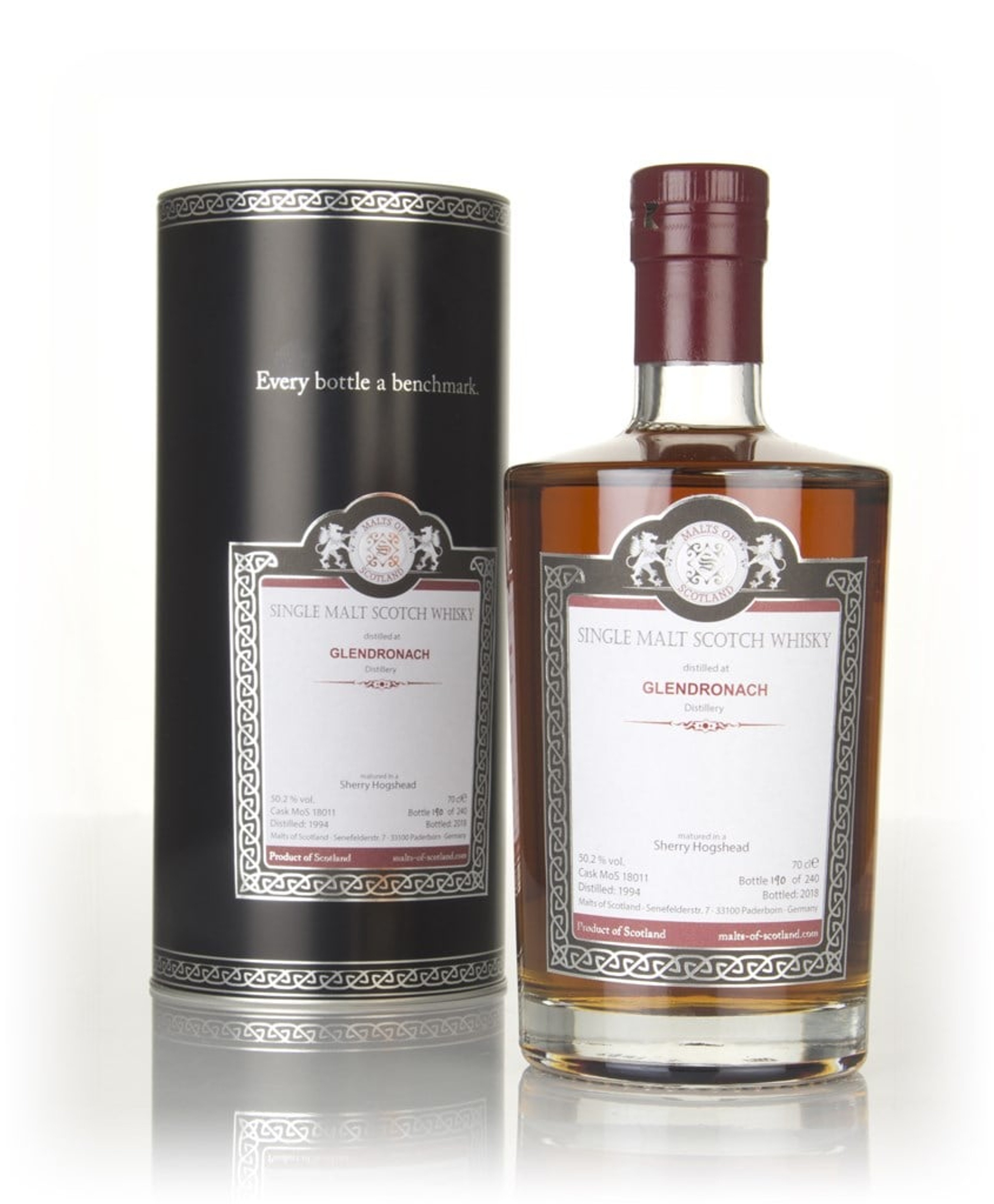 GlenDronach 1994 (bottled 2018) (cask 18011) -  Malts of Scotland 70cl