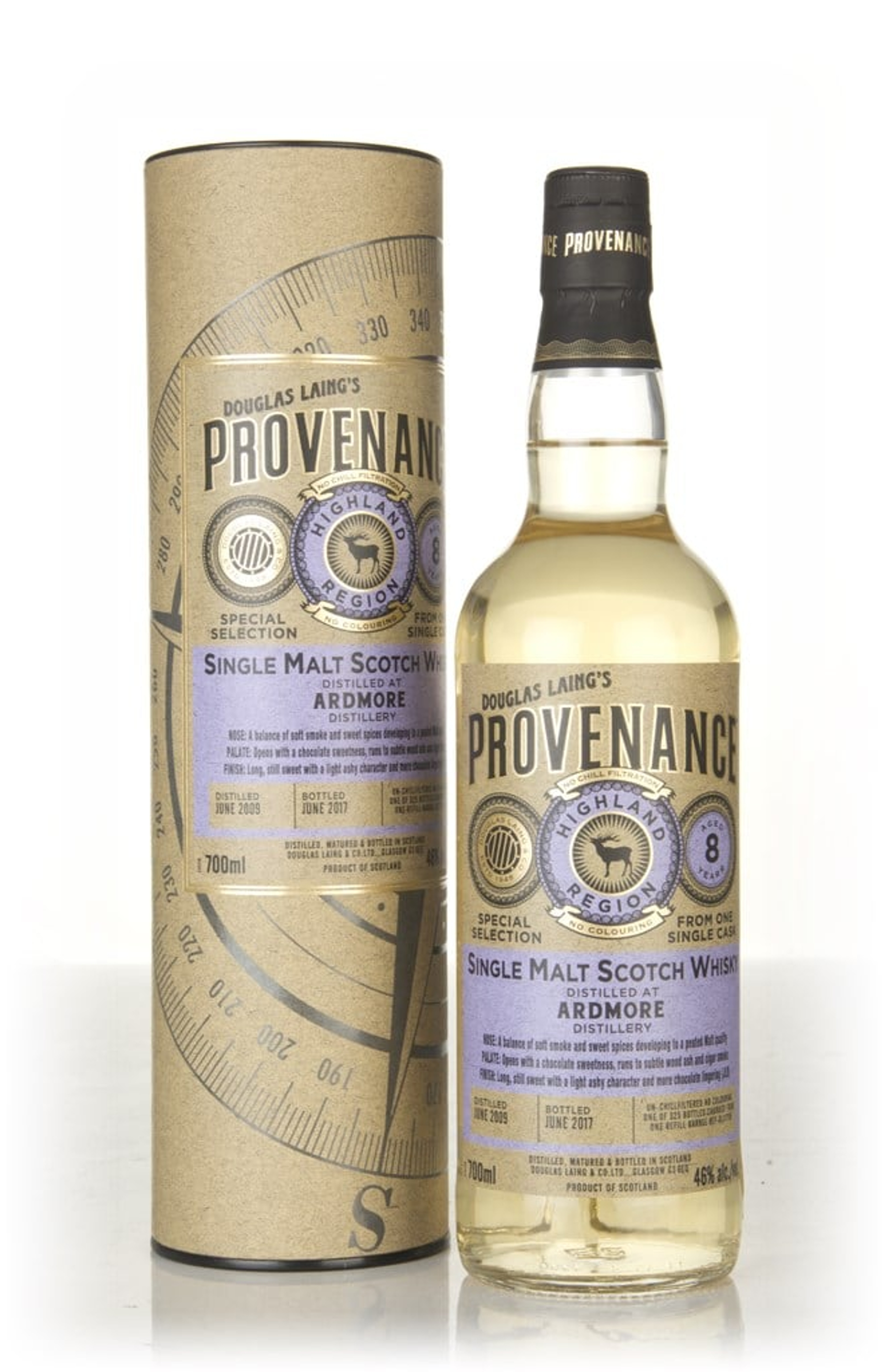 Ardmore 8 Year Old 2009 (cask 11796) - Provenance (Douglas Laing) 70cl