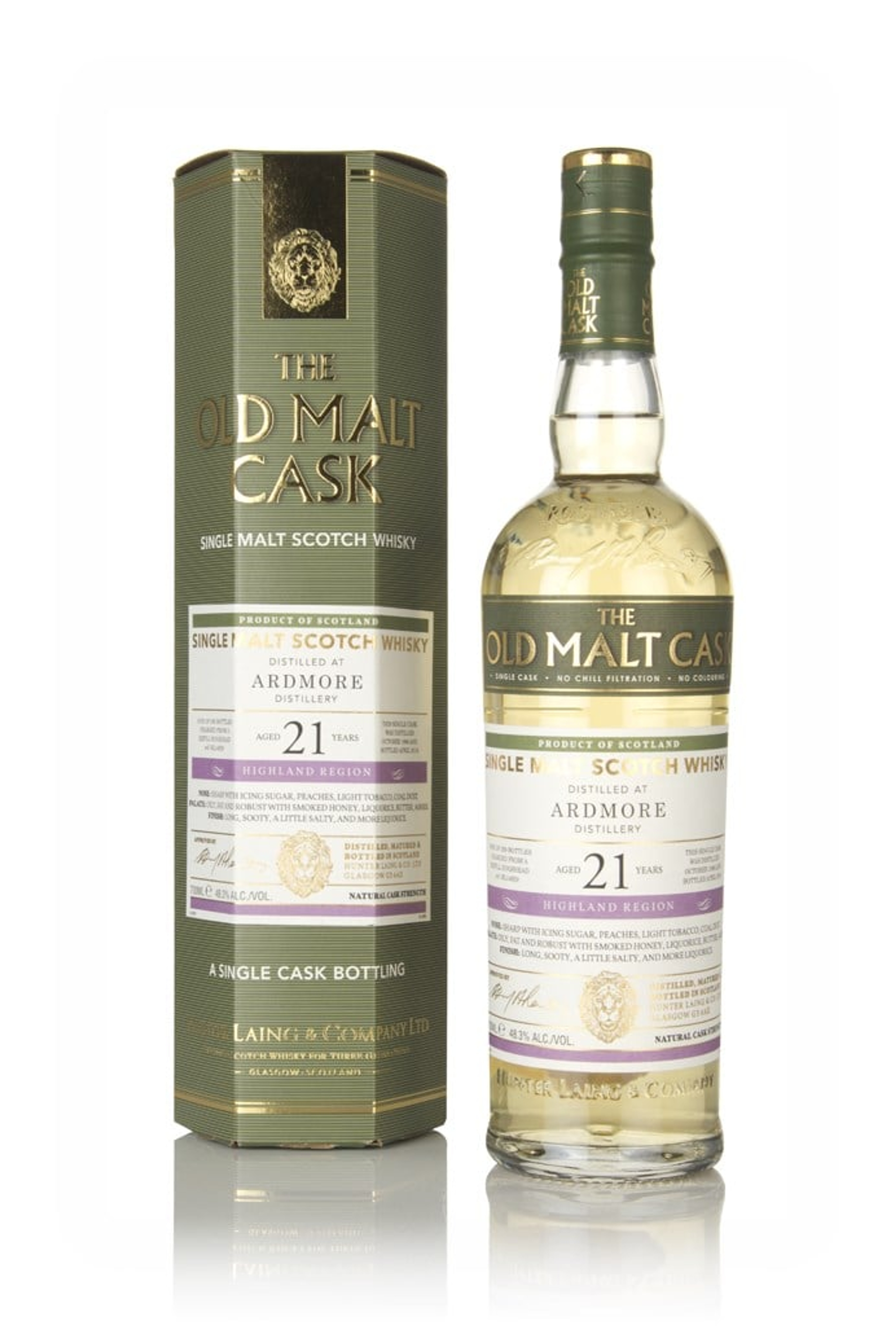Ardmore 21 Year Old 1996 (cask 14929) - The Old Malt Cask (Hunter Laing) 70cl