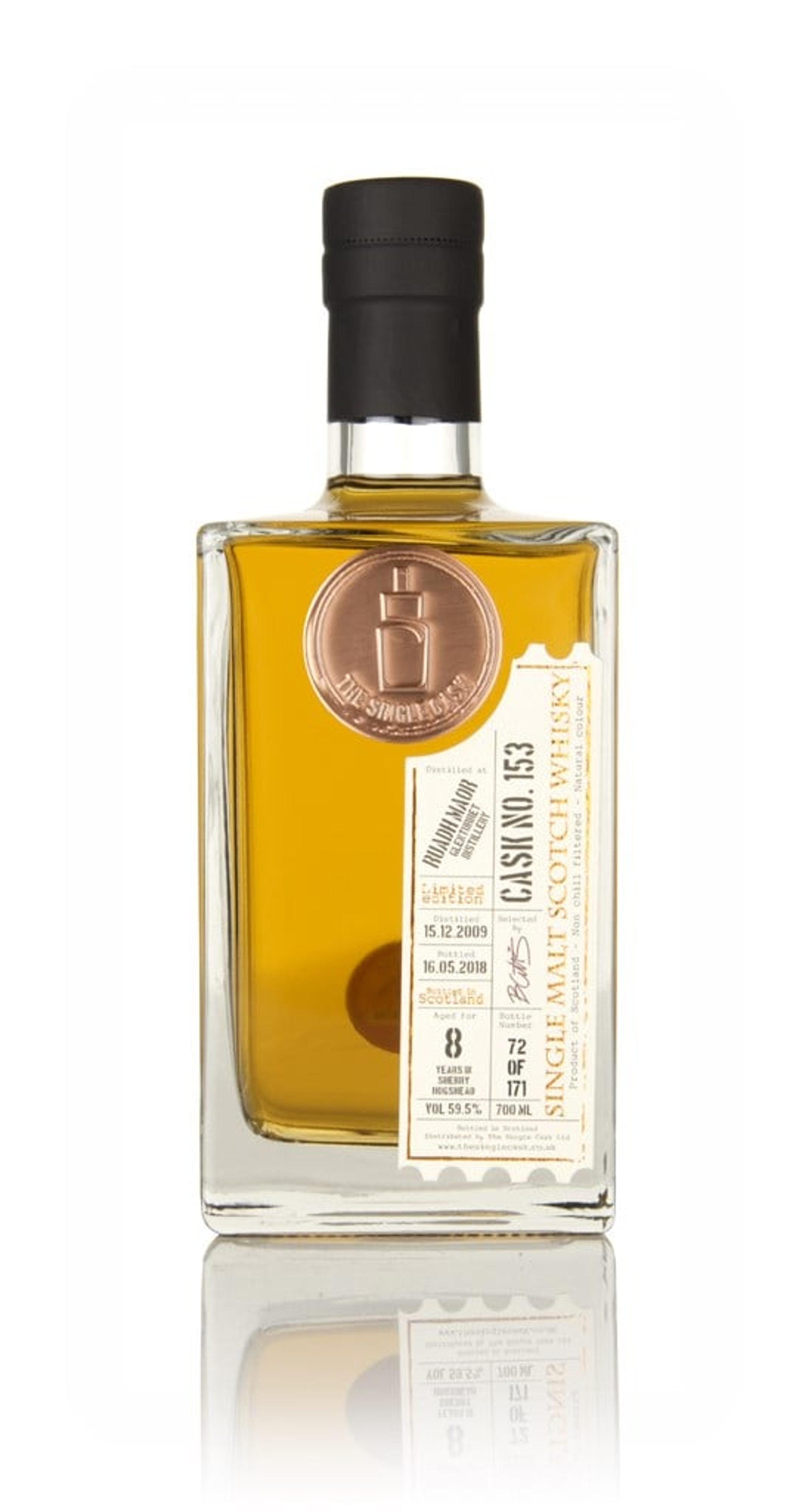 Ruadh Maor 8 Year Old 2009 (cask 153) - The Single Cask 70cl