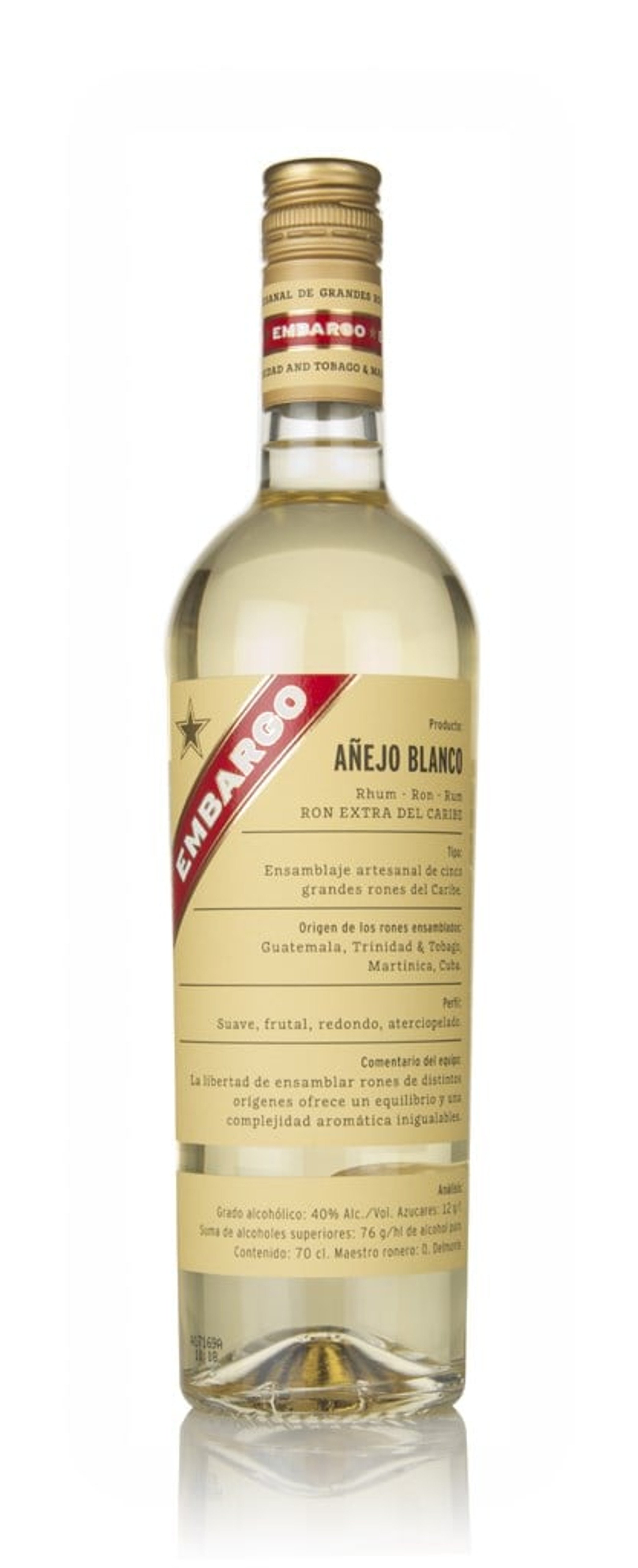 Embargo Añejo Blanco 70cl